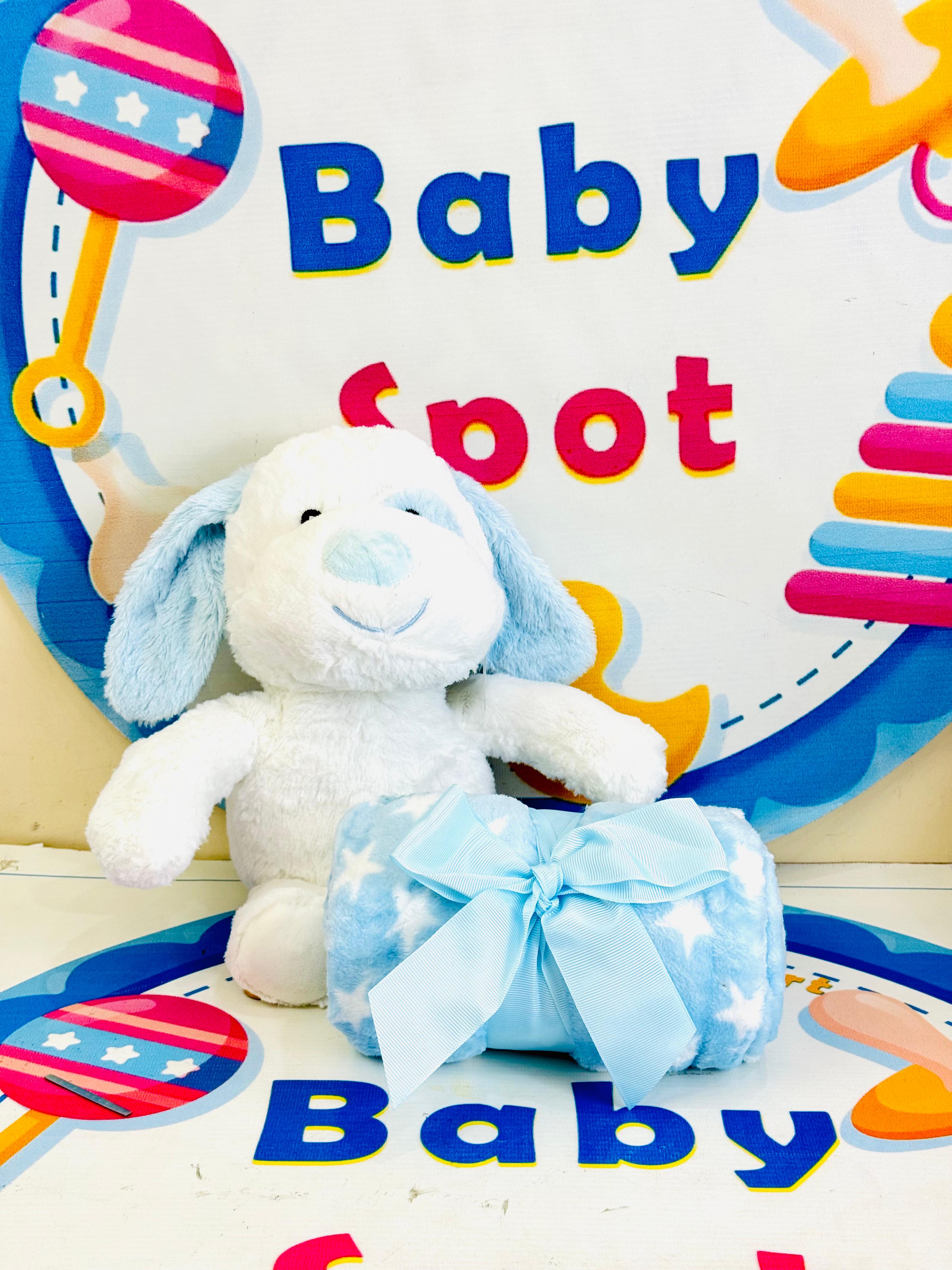 Sunnozy baby blanket with Toy B2