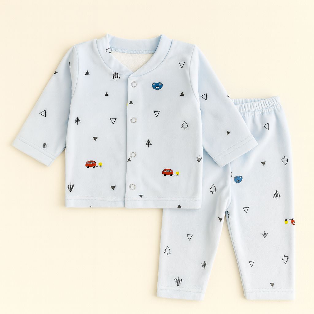 Winter Fleece 2 pc baby suits