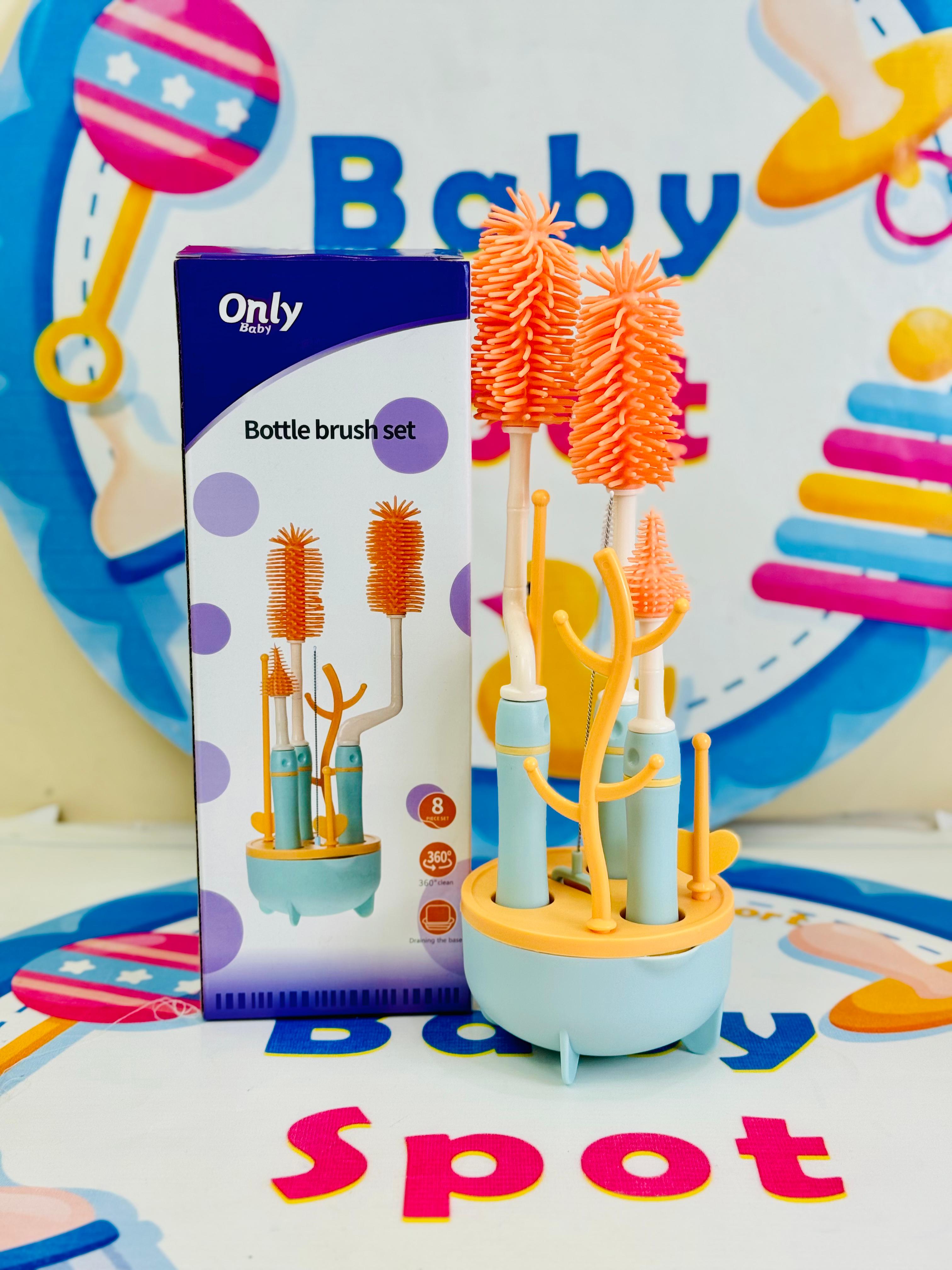 6-in-1 Silicone Baby Bottle Cleaning Brush Set