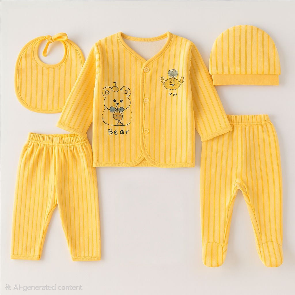 Baby winter 5 Pcs Starter Set Dresses