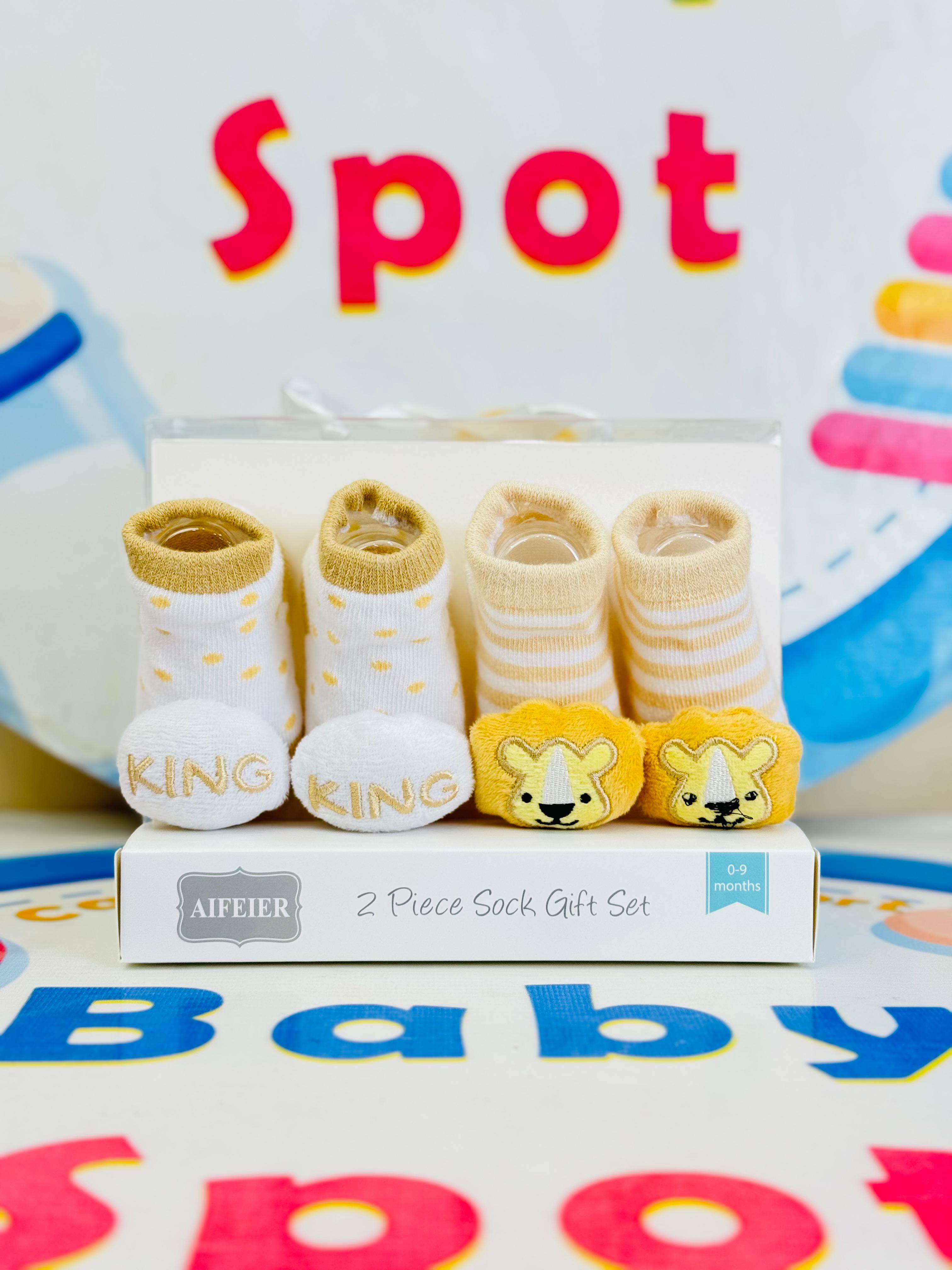 AIFEIER Branded Pack of 2 Socks Botties