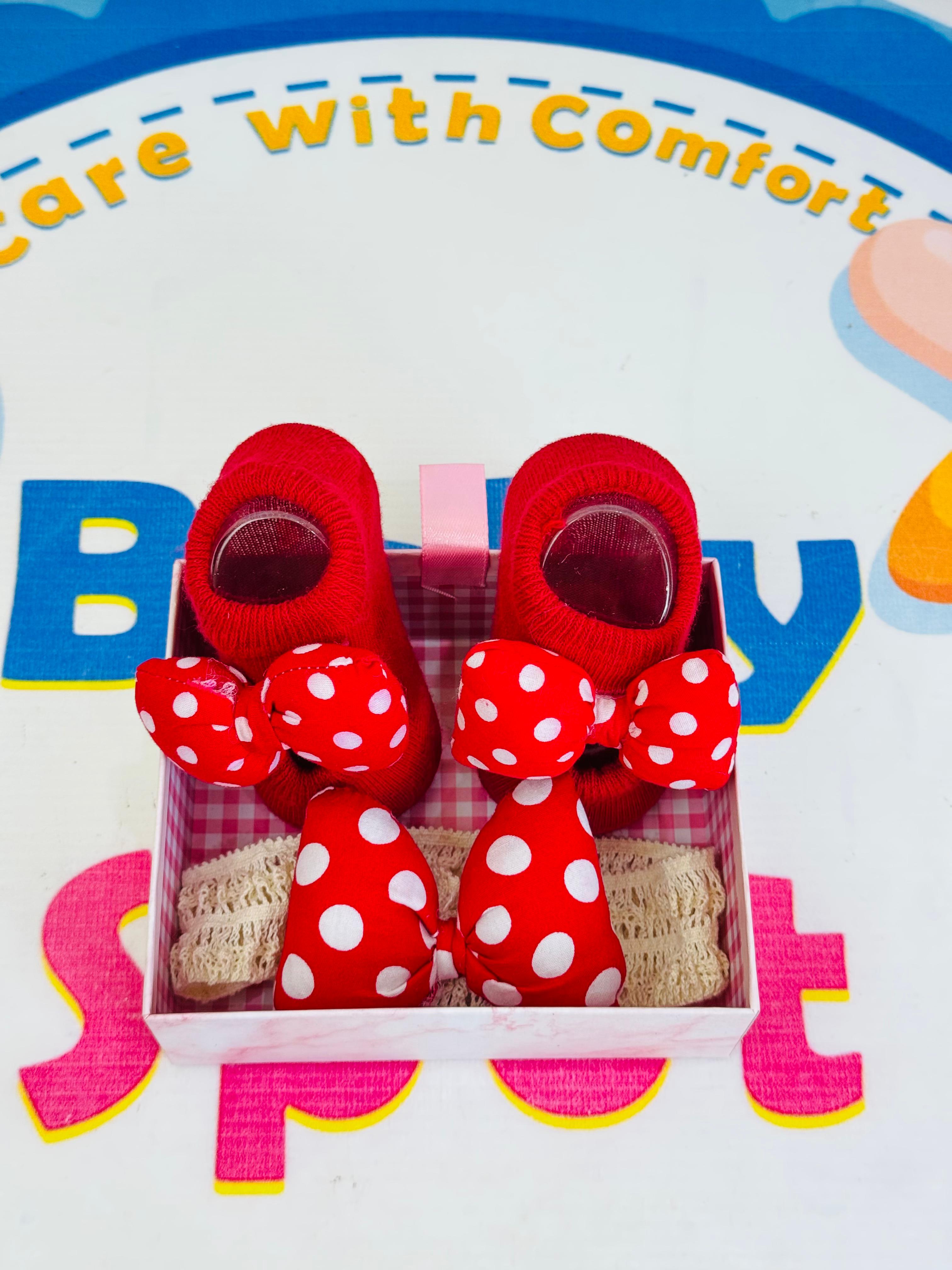 Baby Fancy Botti with Matching Hair Band – Box Packing