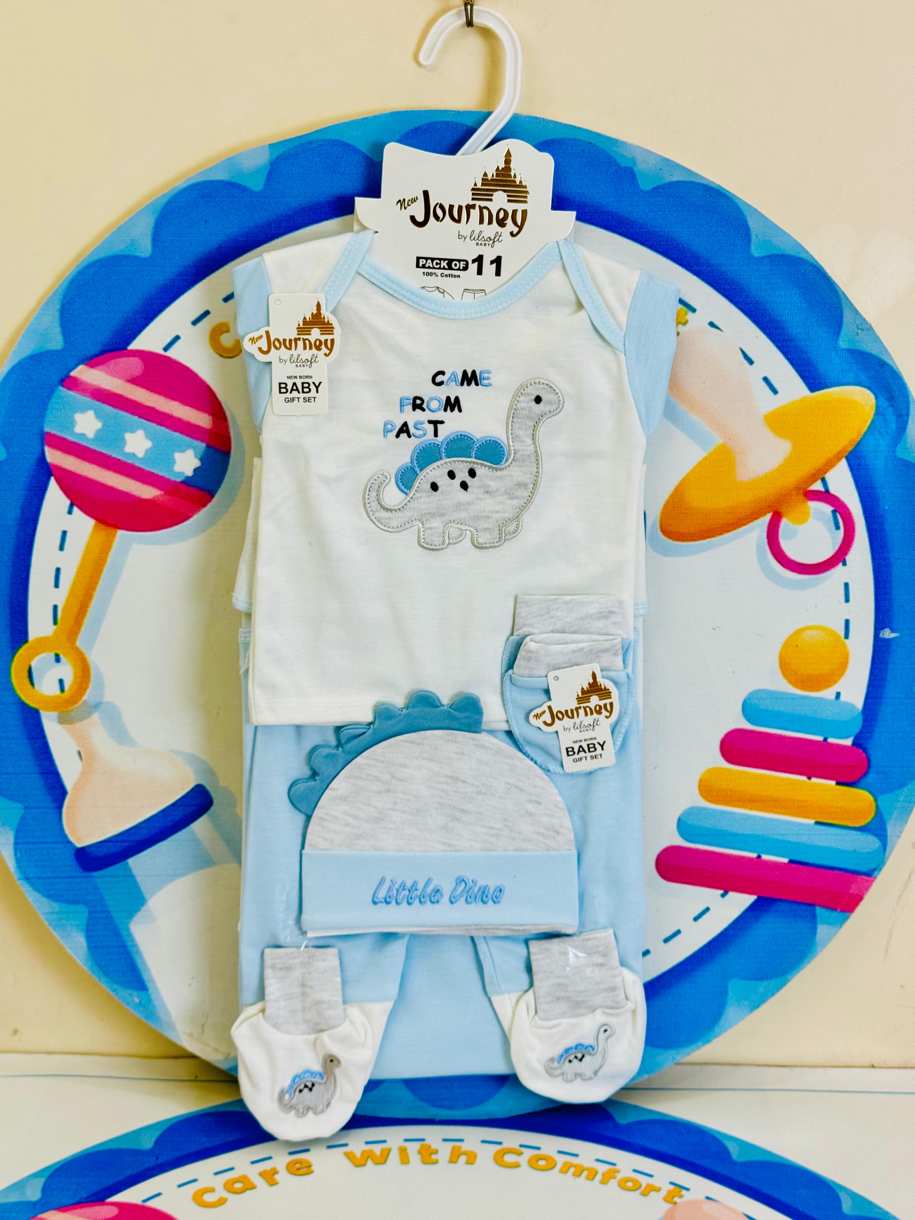 11 pcs baby starter set collection (Blue)