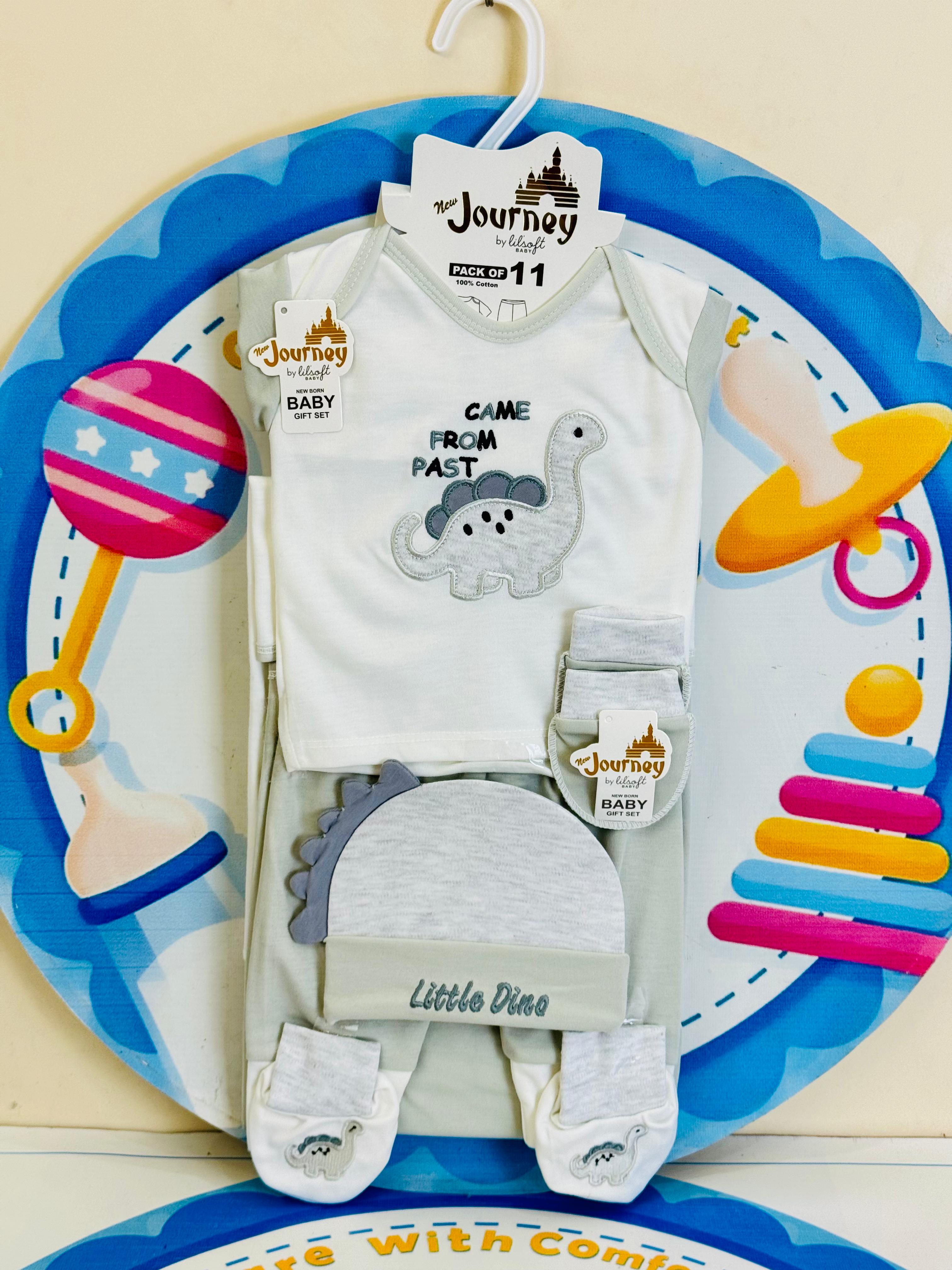 11 pcs baby starter set collection (Grey)