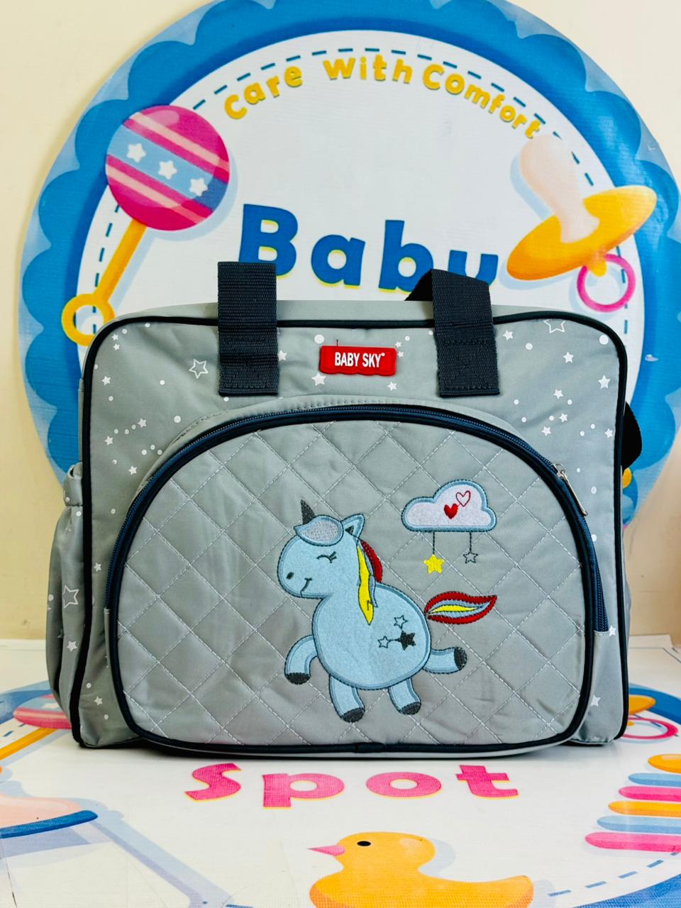Large Size Baby/Mother Bags Collection Grey