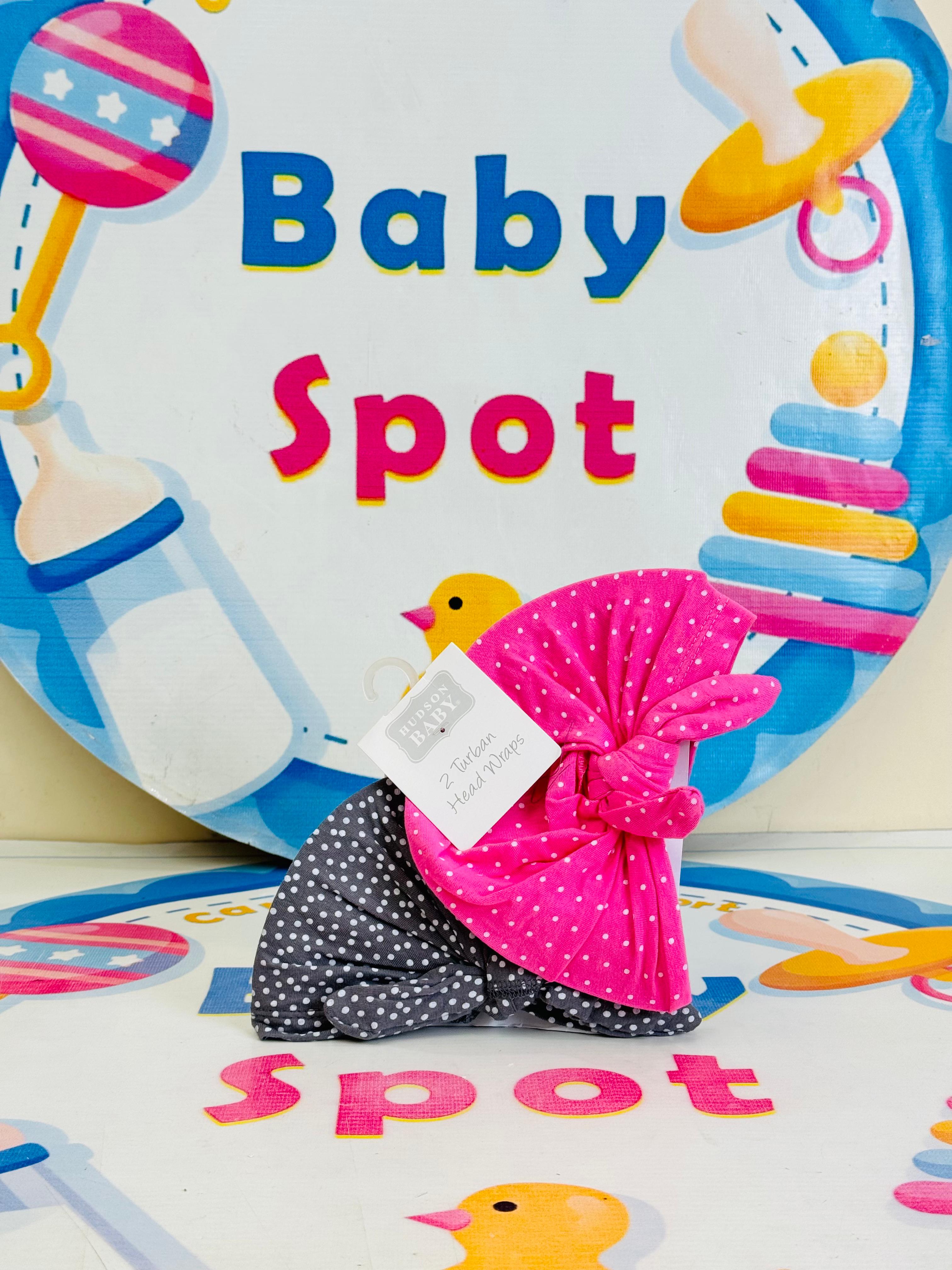 Baby Turban Caps β Set of 2 in Adorable Designs