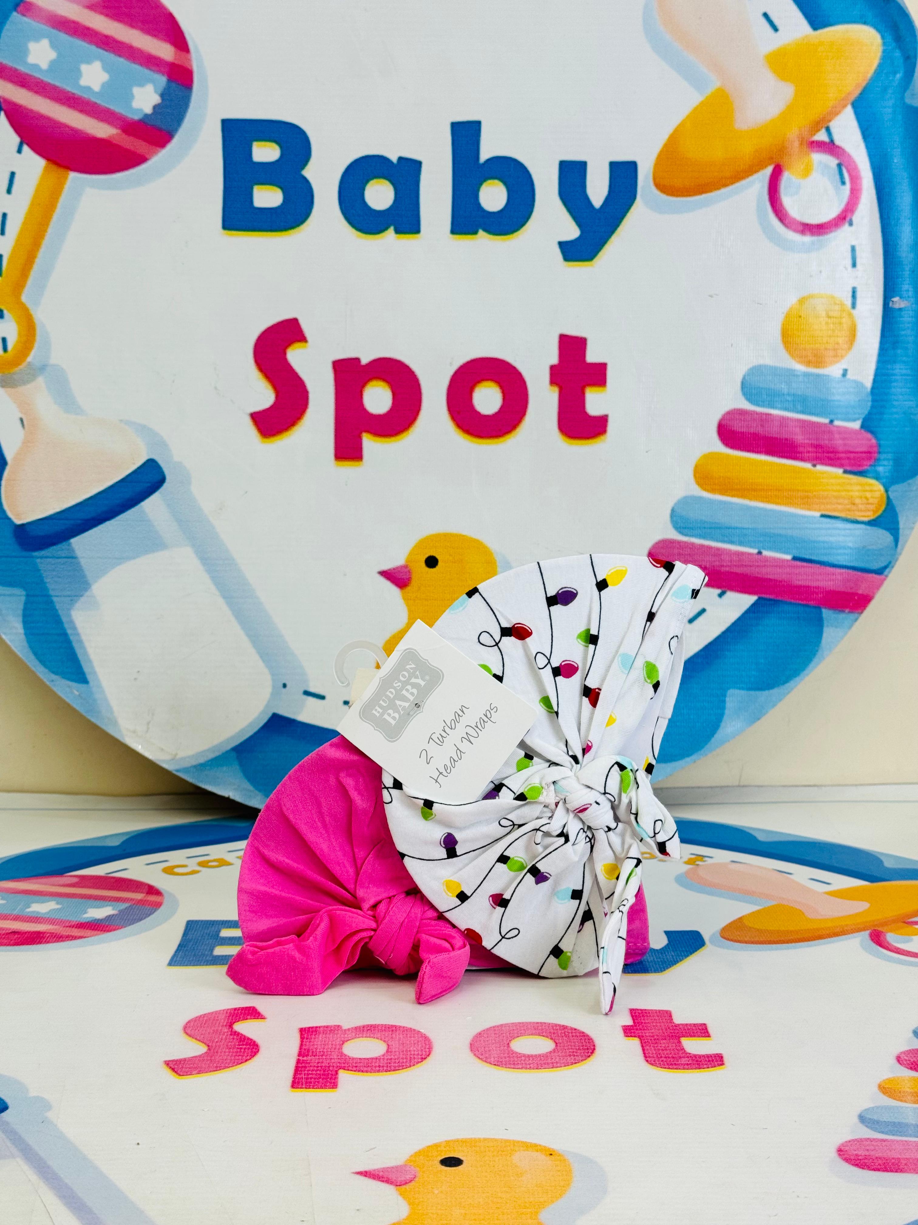 Baby Turban Caps – Set of 2 in Adorable Designs