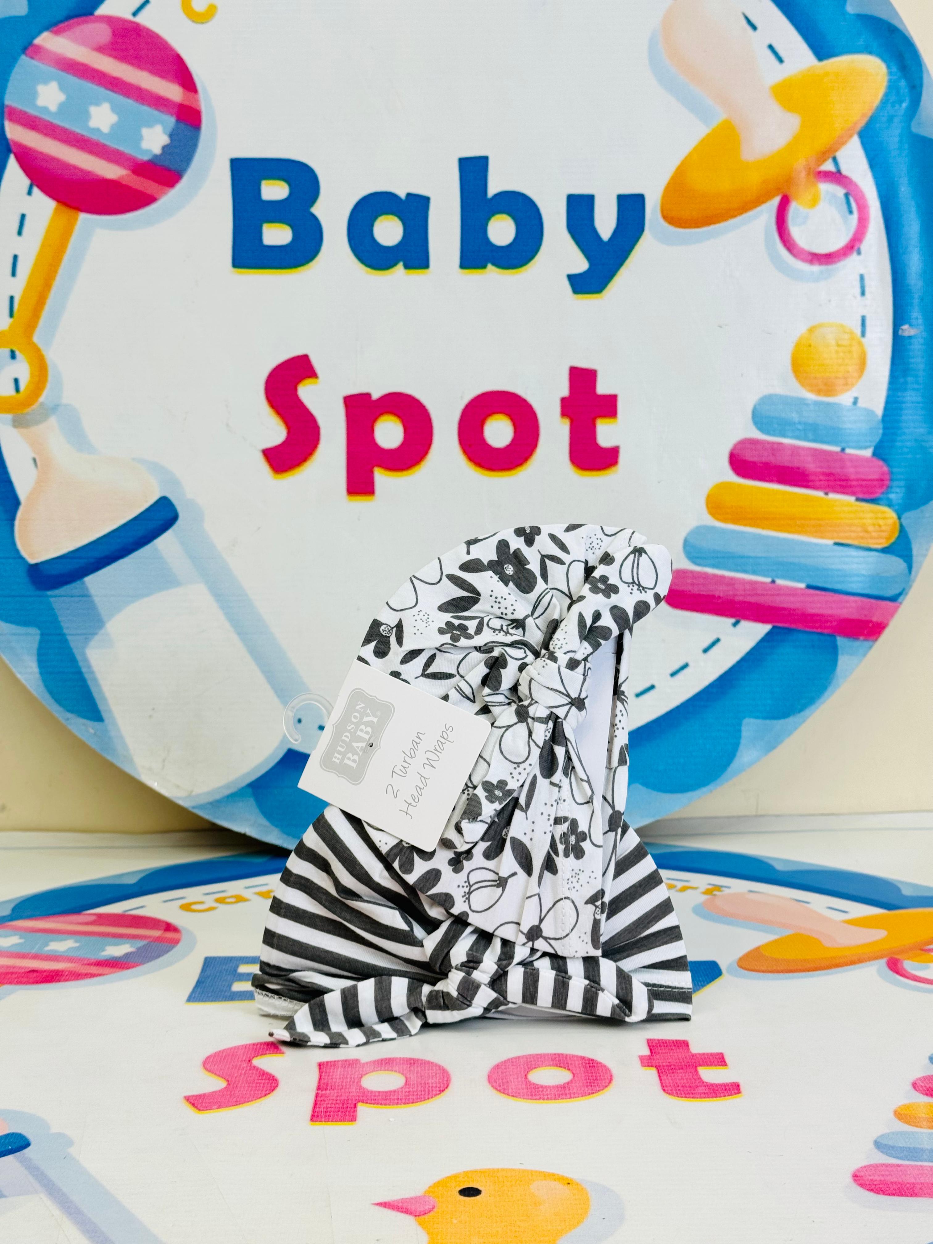 Baby Turban Caps β Set of 2 in Adorable Designs