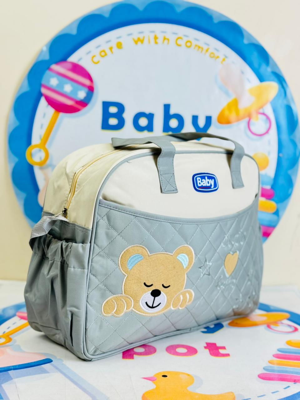 Large Size Baby/Mother Bags Collection Grey