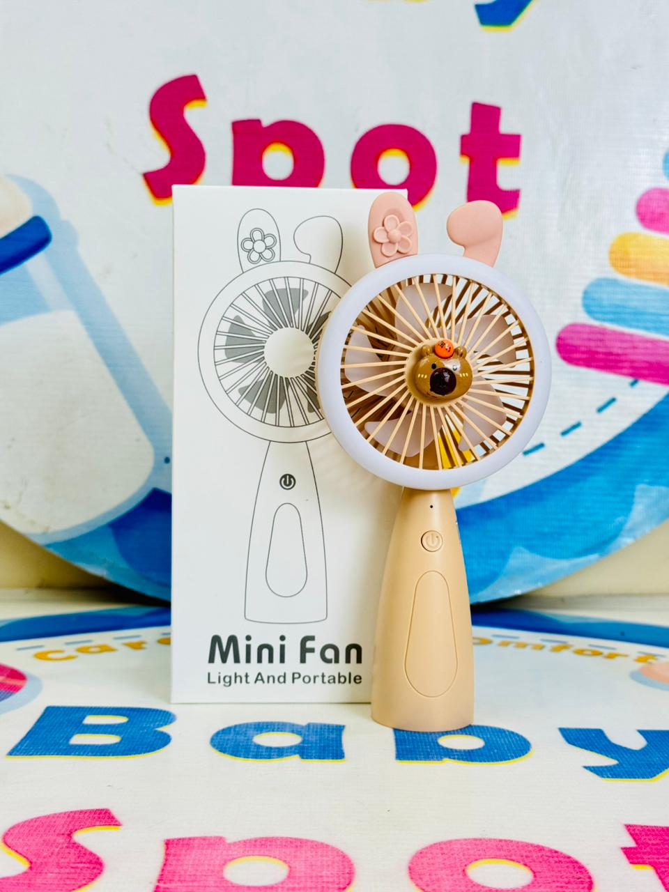 Mini rechargeable electric hand fans
