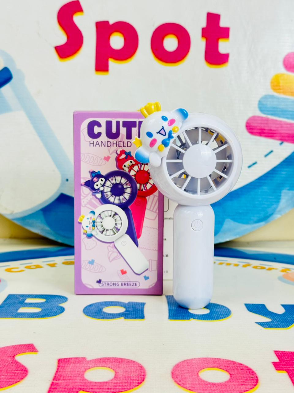 Mini rechargeable electric hand fans