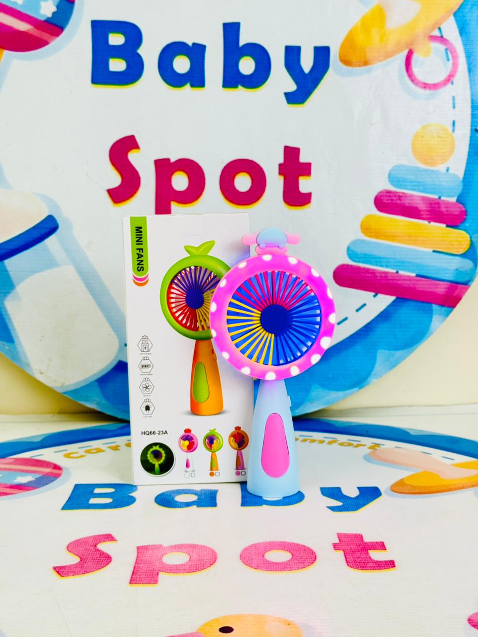 Mini rechargeable electric hand fans