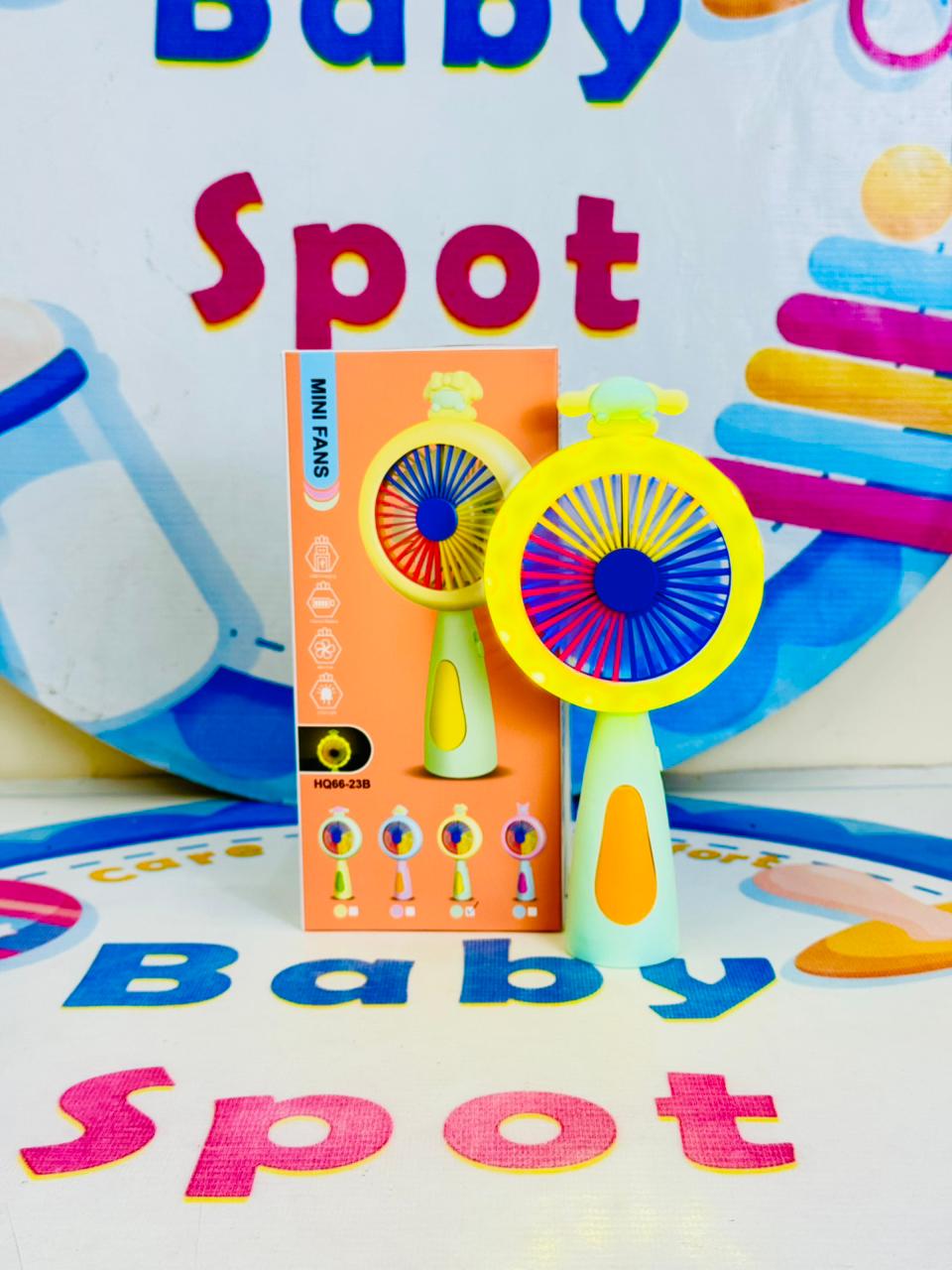 Mini rechargeable electric hand fans