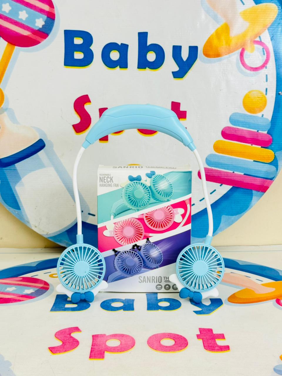 Hands-free USB Portable Neck Fan.