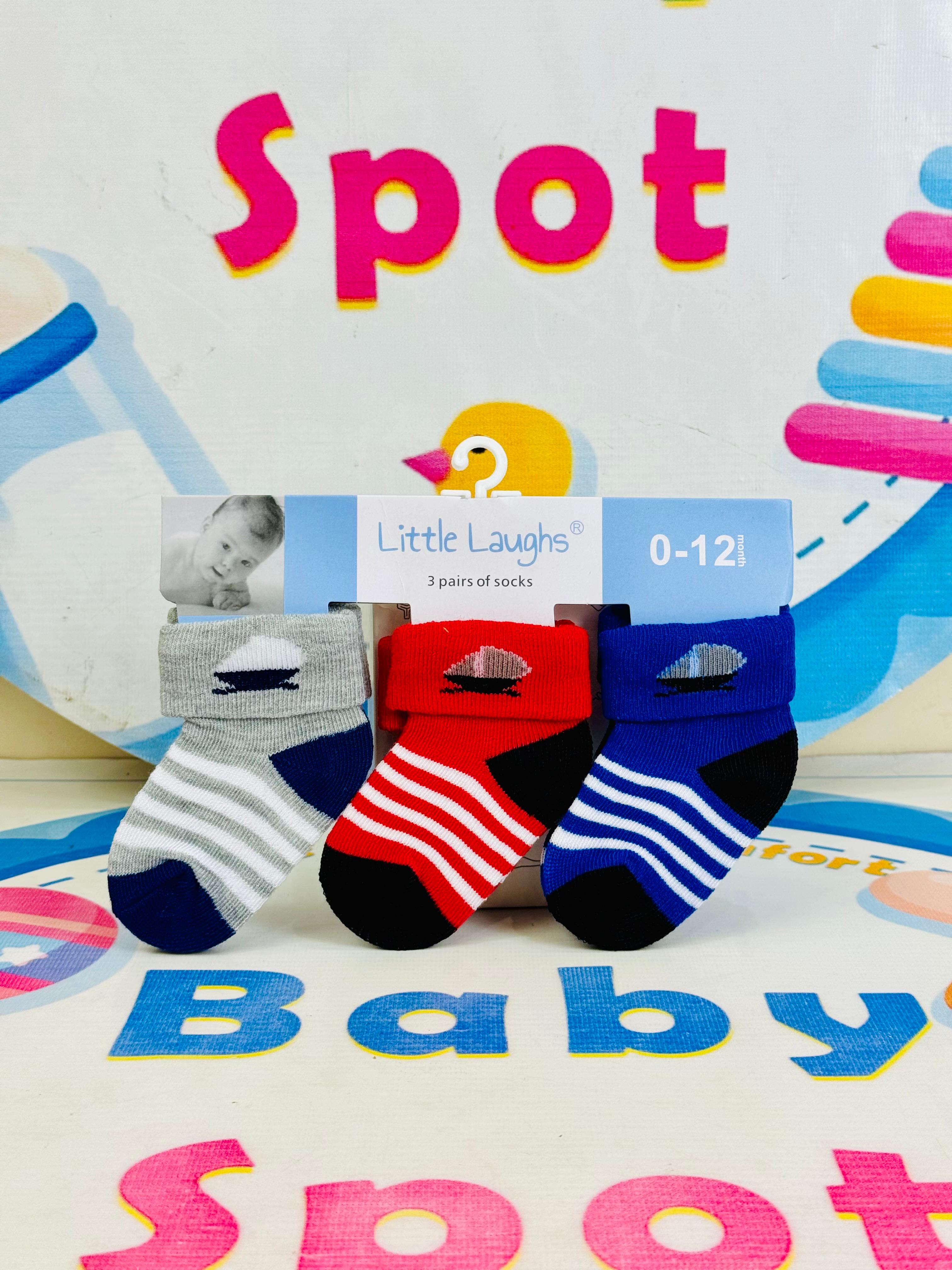 Hudson Baby –Set of 3 Socks for 0-12 months