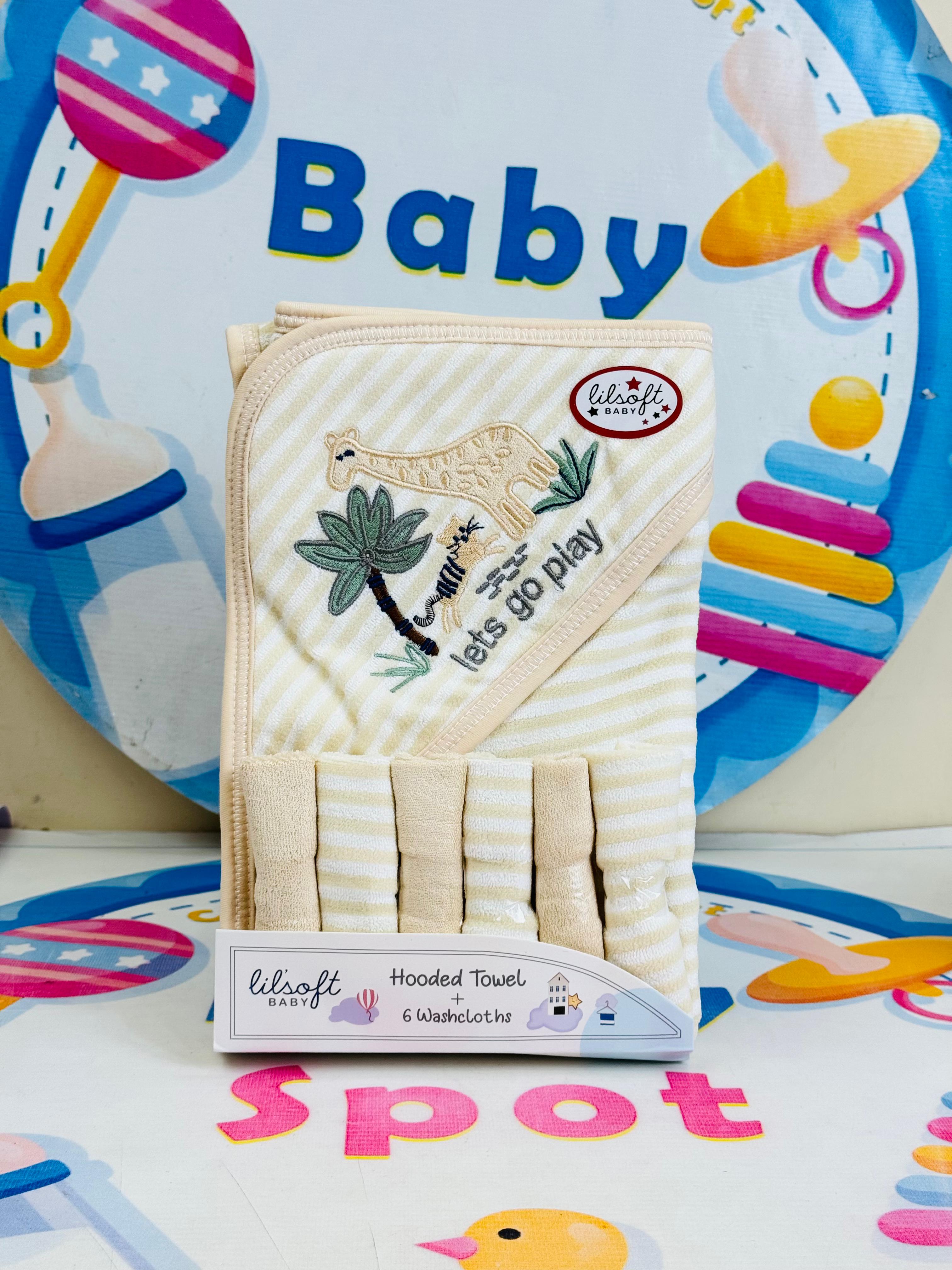 Sunnoozy's 7-Piece Baby Towel Set