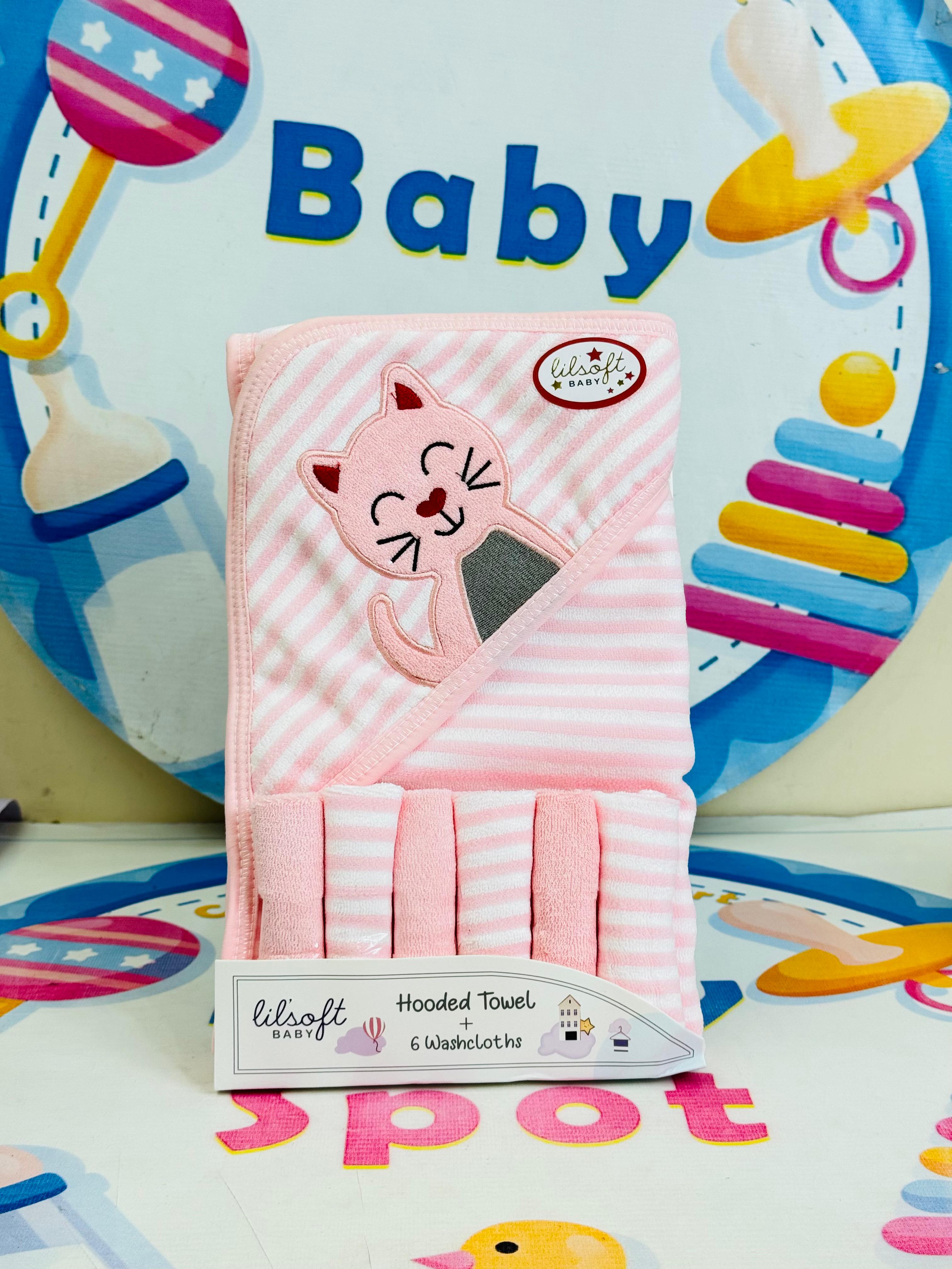 Sunnoozy's 7-Piece Baby Towel Set