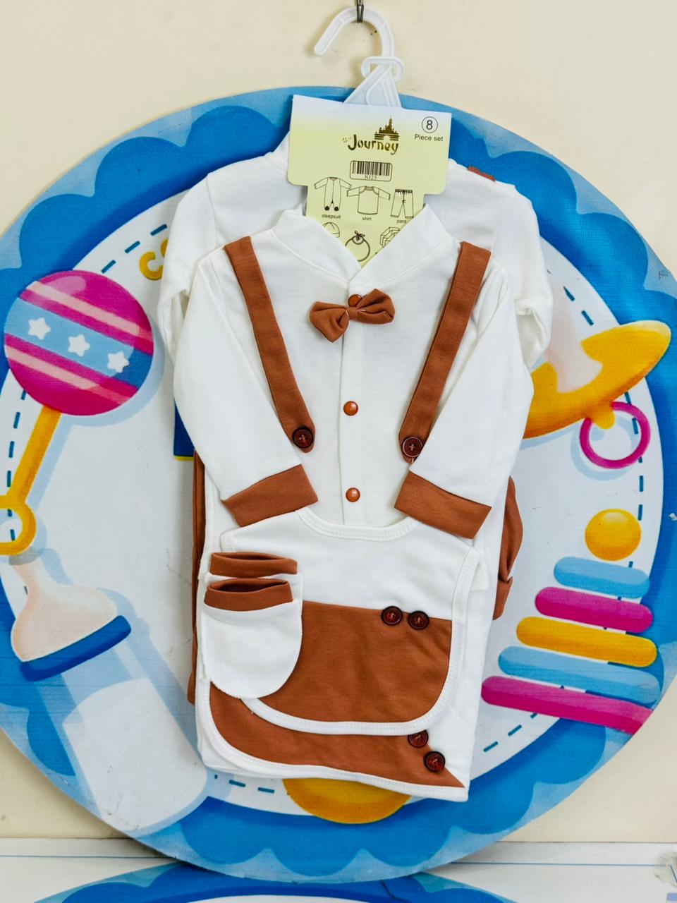 8-Pcs Starter Set for Little Prince – Newborn Must-Have!