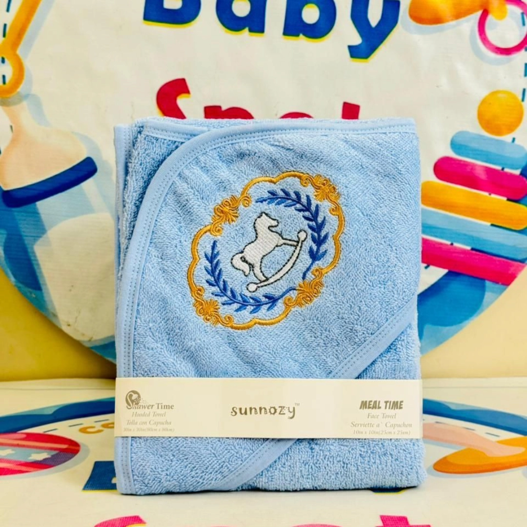 Sunnoozy Branded Baby Hooded Bath Towels!