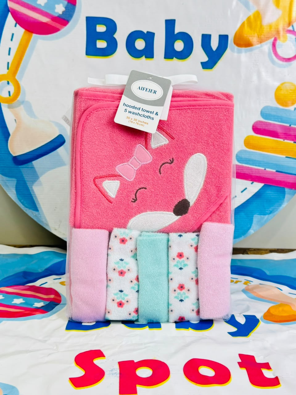 AIFEIER 6-Piece Baby Towel Set P