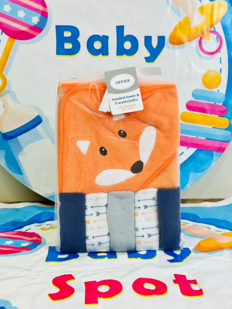 AIFEIER 6-Piece Baby Towel Set OR
