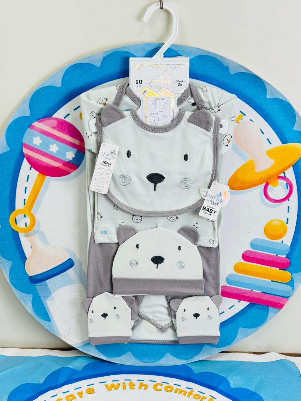 10 pcs baby starter set collection (Pink)