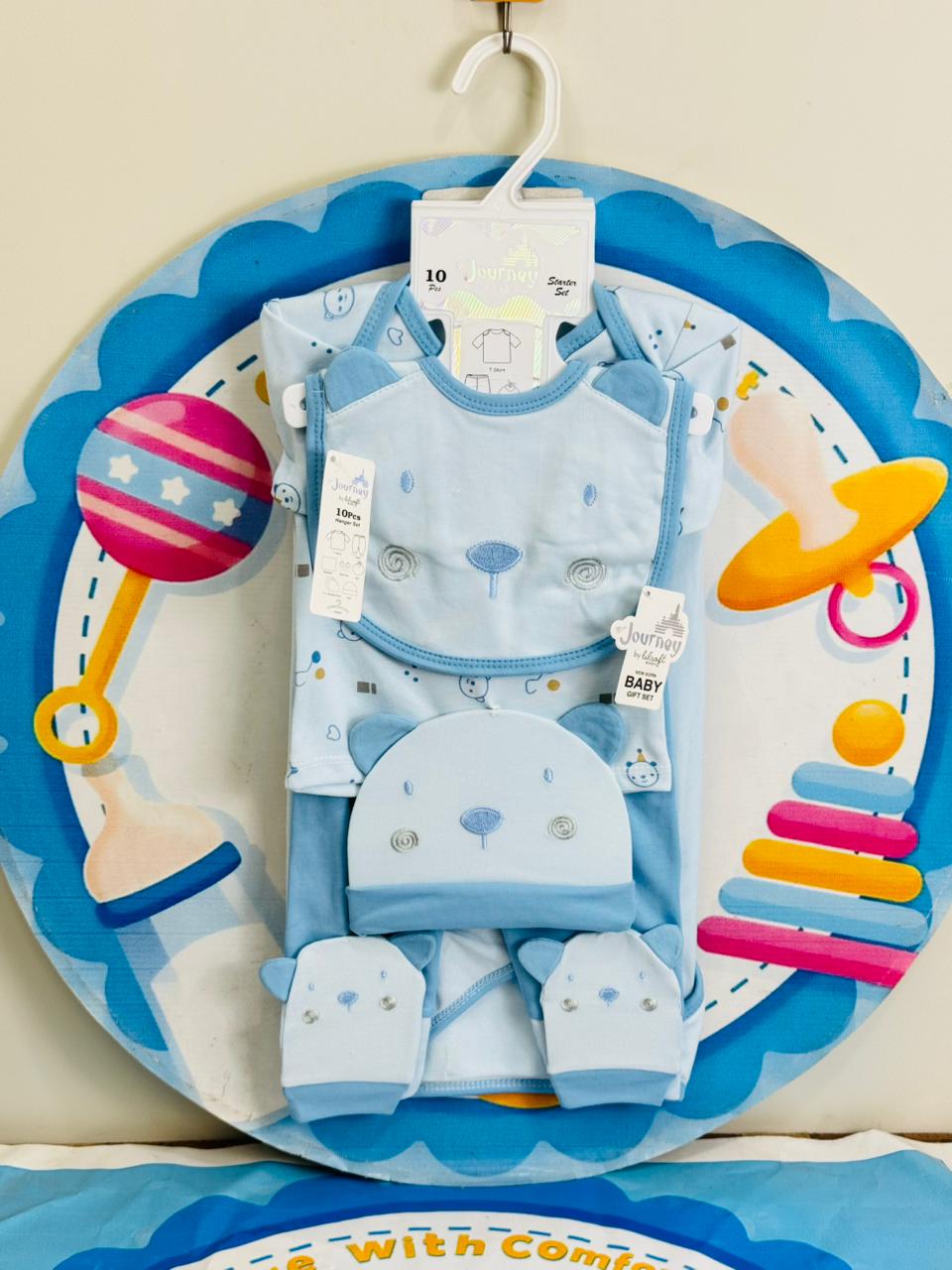 10 pcs baby starter set collection (Pink)