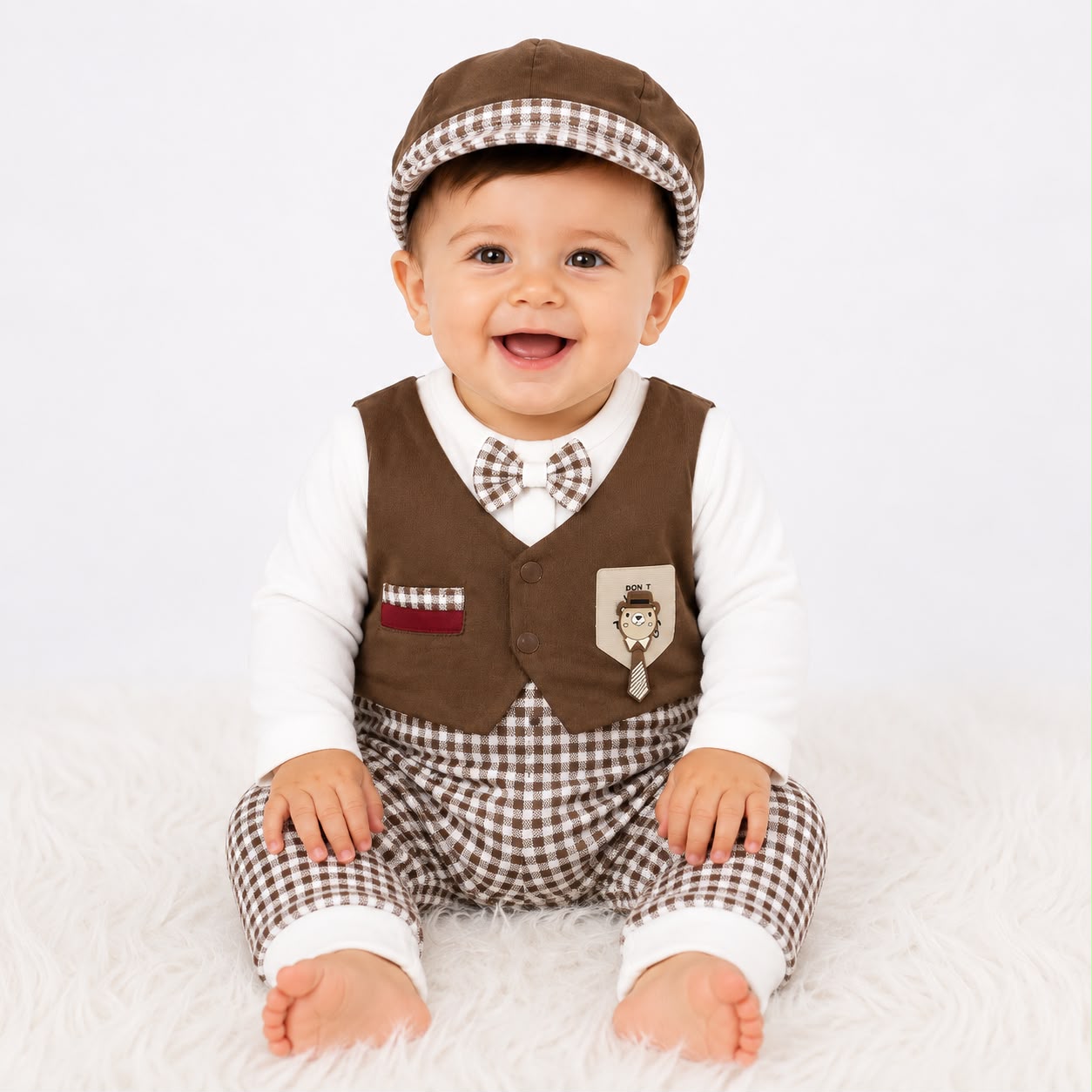 Blended Cotton Bear Romper β Available in 3 Beautiful Colors