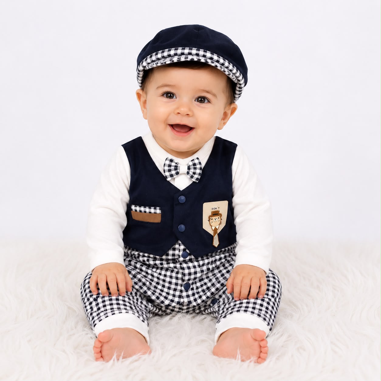 Blended Cotton Bear Romper β Available in 3 Beautiful Colors