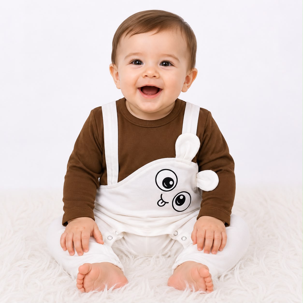 Blended Cotton Bear Romper โ Available in 3 Beautiful Colors