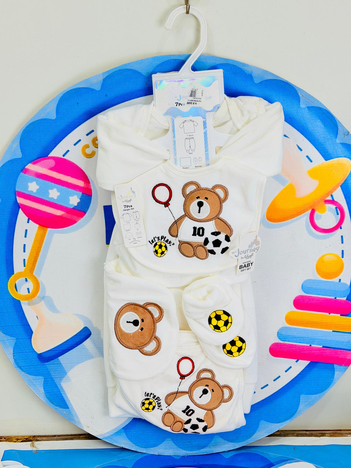 7 Pcs Winter velvet Baby Starter Set β Warm & Cozy