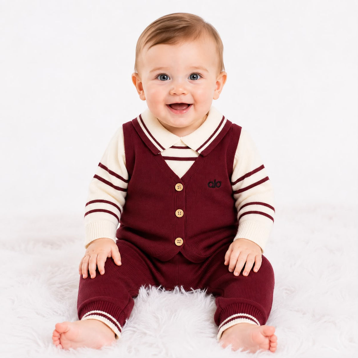 Baby Woolen Pajama Suits – Winter Collection ❄️
