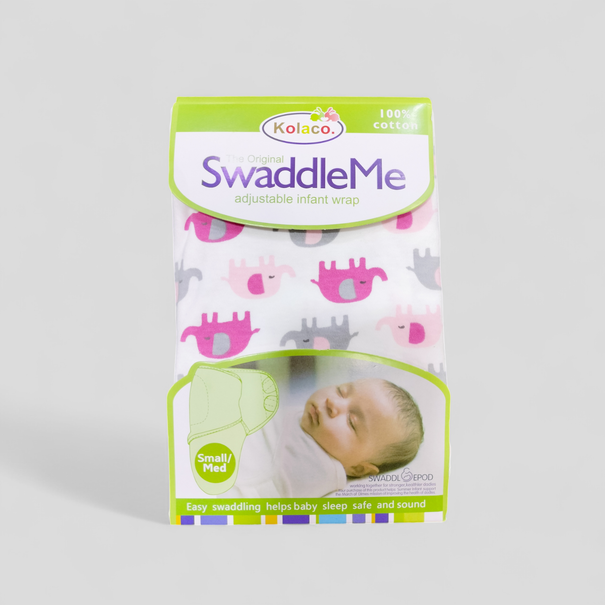 Kolaco branded imported swaddle wraps