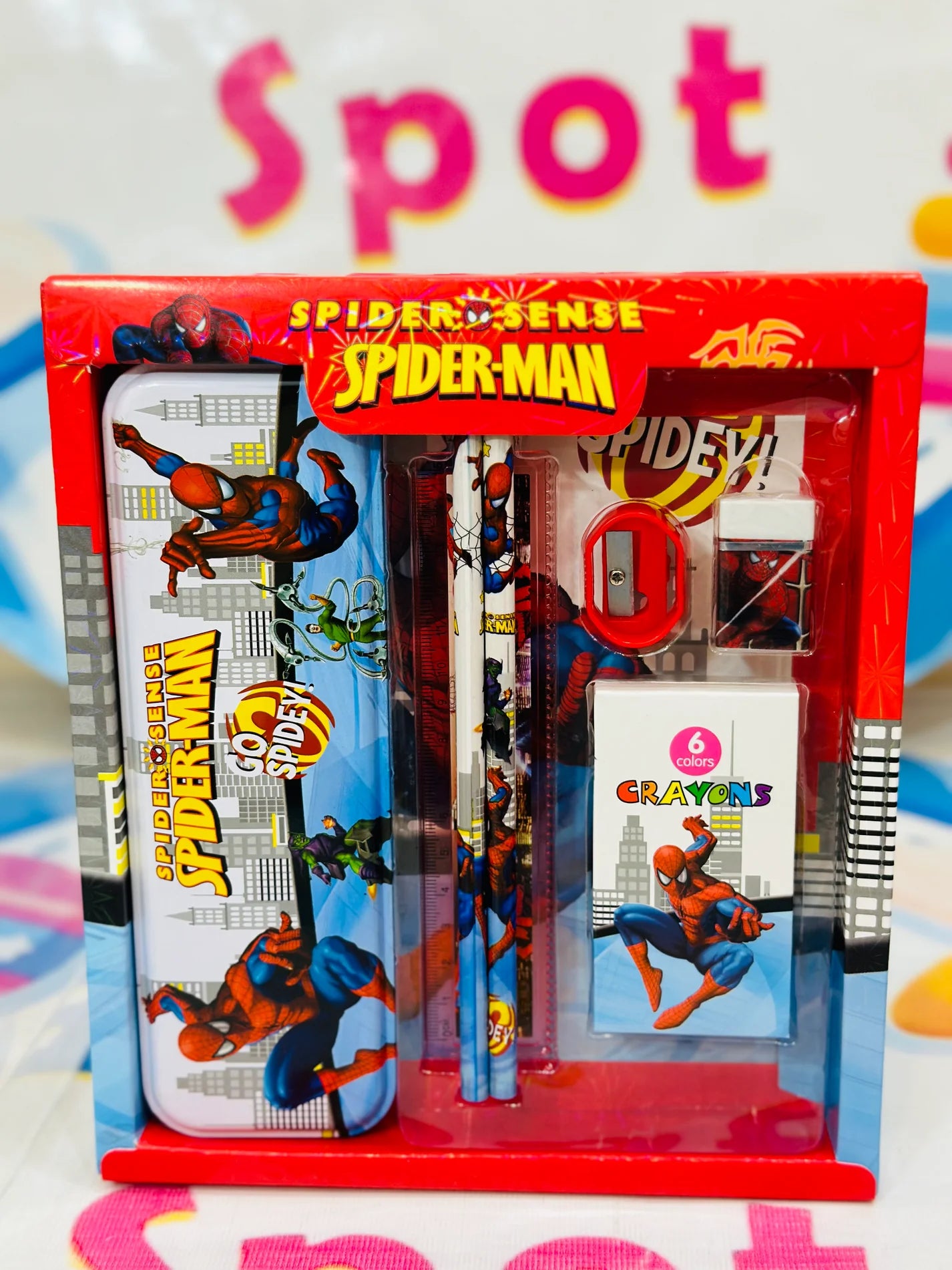 Ultimate Stationery Set – Geometry & Crayons for Creative Minds