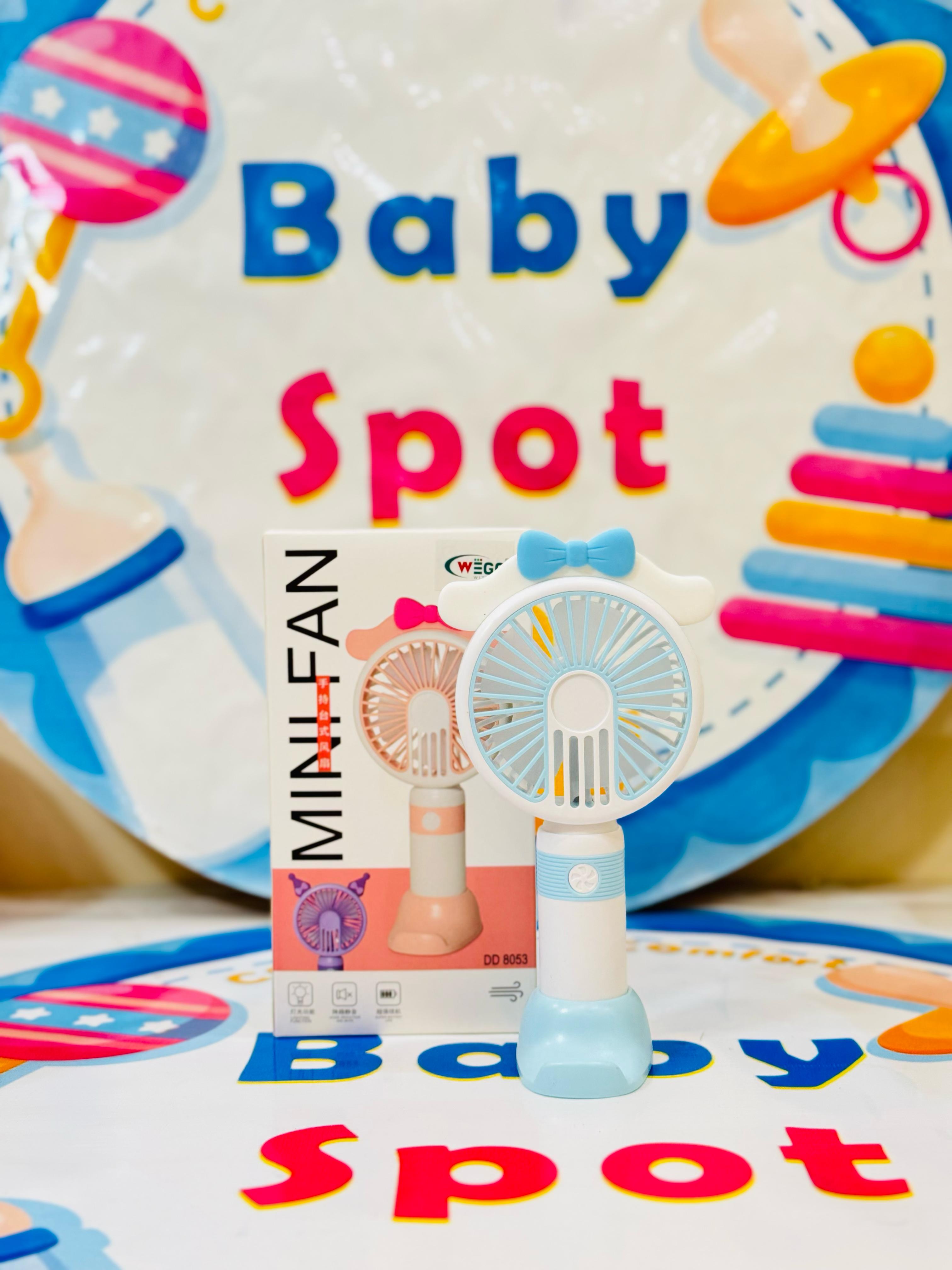 Imported Rechargeable Mini Electric Hand Fans
Cool Breeze On-The-Go!
Beat the heat with our cute and powerful mini electric fans, perfect for babies, moms & outdoor use – available in multiple fun designs & models!
Features:
Rechargeable & portable
Multiple stylish designs
Lightweight & baby-friendly
Ideal for strollers, diaper bags & travel
Perfect for:
Hot summer outings
Keeping your baby cool
Gifting & everyday use
Shop Now at: www.babyspotofficial.pk
Trusted Baby Store | Fast Delivery All O
