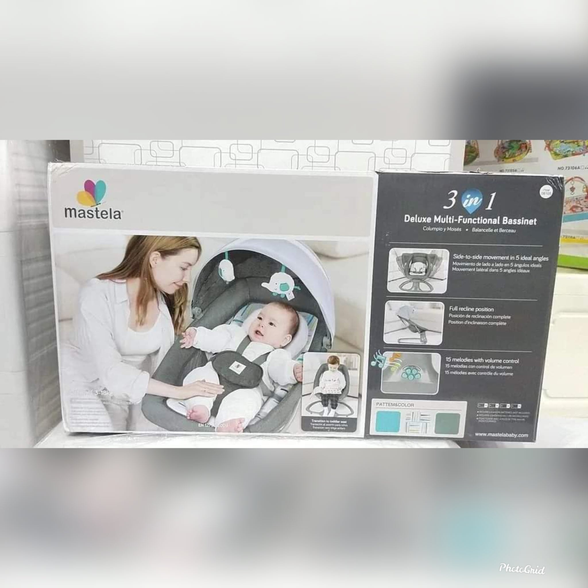 Mastela 3 in 1 Deluxe Multi-Functional Rocker