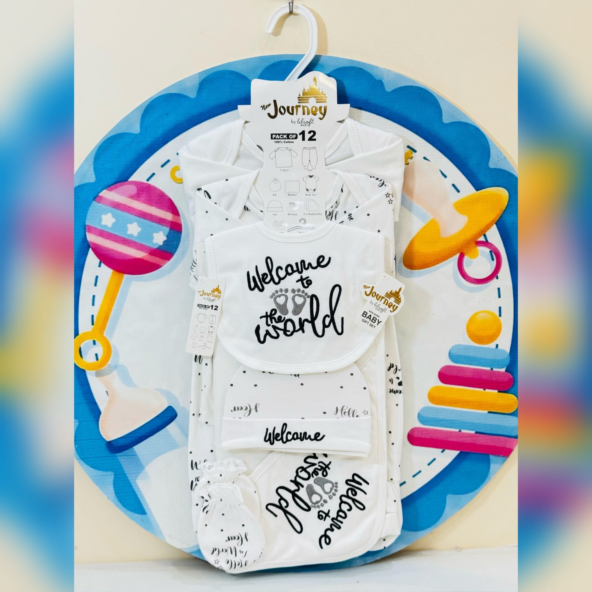 12 pcs baby starter set collection