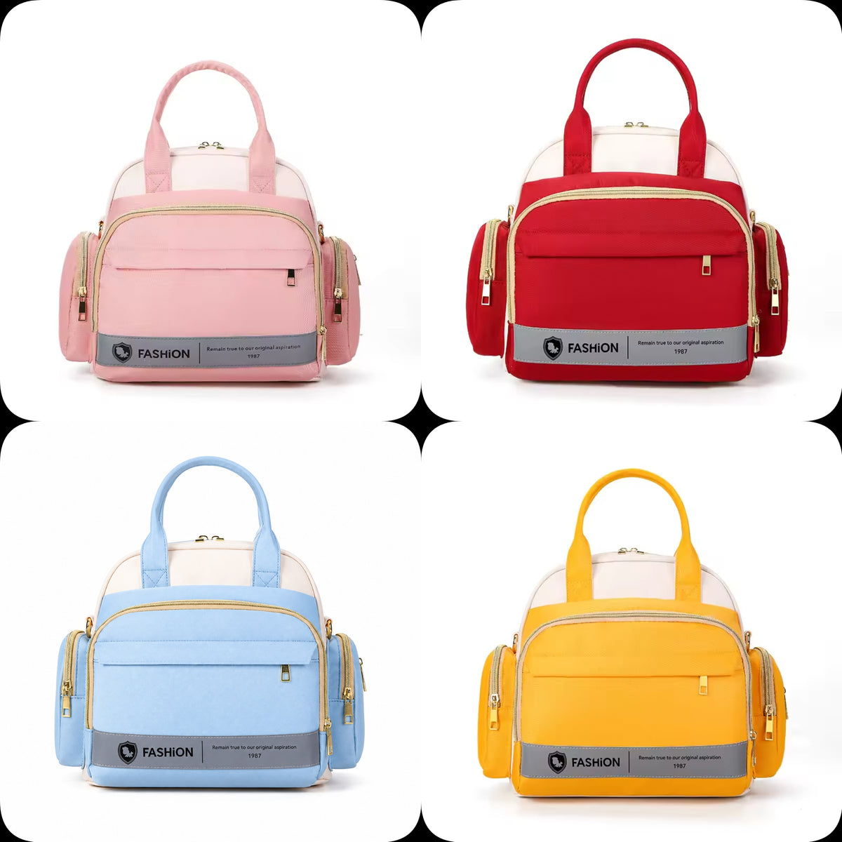 Luxury Multi-function Mother Backpack Waterproof Diaper Bag Fashion Mummy Baby Bag