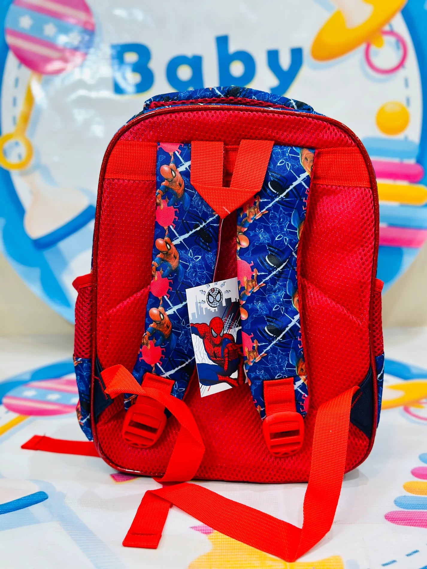 3D Spiderman School Bag Lightweight Backpack 12-13 Inch
