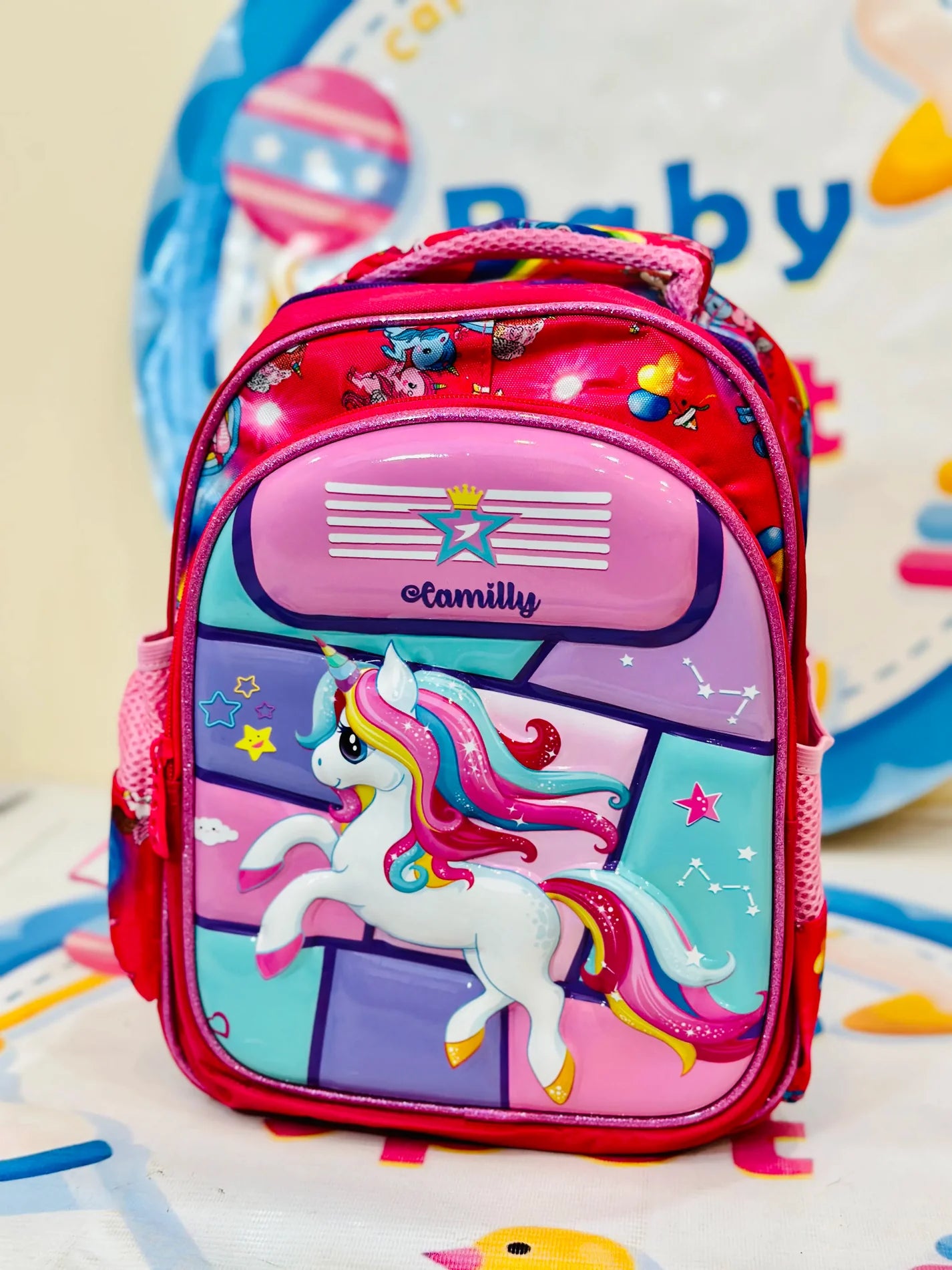 Ultimate School Bag – Smart, Stylish & Ready for Adventure! 🎒✨
Gear up for school with our versatile and durable School Bag, designed for comfort, style, and practicality. Perfect for young learners, this backpack offers ample storage space for books, stationery, and essentials while keeping everything safe and organized.
🚀 Why Kids Love It?
✅ Spacious & Functional – Plenty of room for all school supplies 📚✏️
🌧️ Durable & Waterproof – Prot