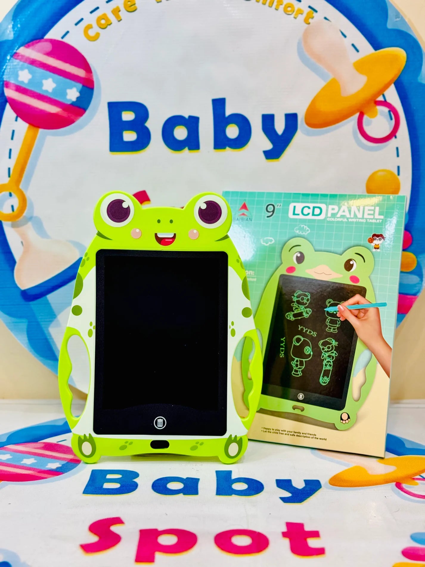 8-Inch LCD Writing Tablet – Fun & Mess-Free Drawing! 🎨✨
Let creativity flow with the 10-Inch LCD Writing Tablet, a lightweight and eco-friendly way for kids to draw, write, and doodle without the mess! With a colorful screen, easy pen holder, and one-key lock, it's perfect for learning, sketching, and playing anytime, anywhere.
🖍️ Why Kids Love It?
🌈 Colorful LCD Screen – Bright and clear display for fun, eye-catching doodles! 🎨🖥️
🖊 Round P