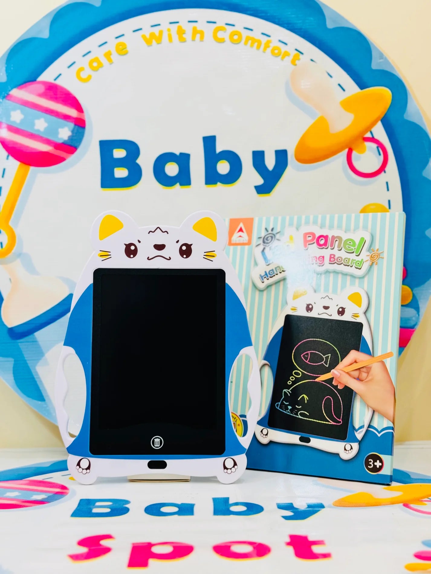 8-Inch LCD Writing Tablet – Fun & Mess-Free Drawing! 🎨✨
Let creativity flow with the 10-Inch LCD Writing Tablet, a lightweight and eco-friendly way for kids to draw, write, and doodle without the mess! With a colorful screen, easy pen holder, and one-key lock, it's perfect for learning, sketching, and playing anytime, anywhere.
🖍️ Why Kids Love It?
🌈 Colorful LCD Screen – Bright and clear display for fun, eye-catching doodles! 🎨🖥️
🖊 Round P