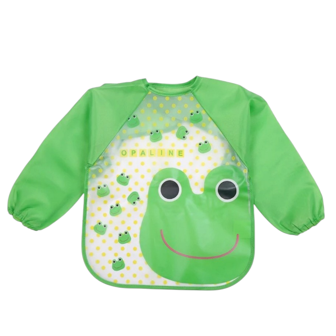 Protect Your Babyβs Clothes with Full-Sleeve Apron Bibs! πΆπΌ
Keep your little one mess-free with our branded premium full-sleeve baby apron bibs, designed for mealtime, self-feeding, arts & crafts, and sensory play. These waterproof bibs are a must-have for newborns, infants, and toddlers, ensuring a stress-free experience for moms and dads.
Key Features & Benefits:
π‘ Full-Sleeve Coverage β Protects clothes from spills, stains, and food mess.
π§ Waterproof & Easy to Clean β Just wipe or wash for quick