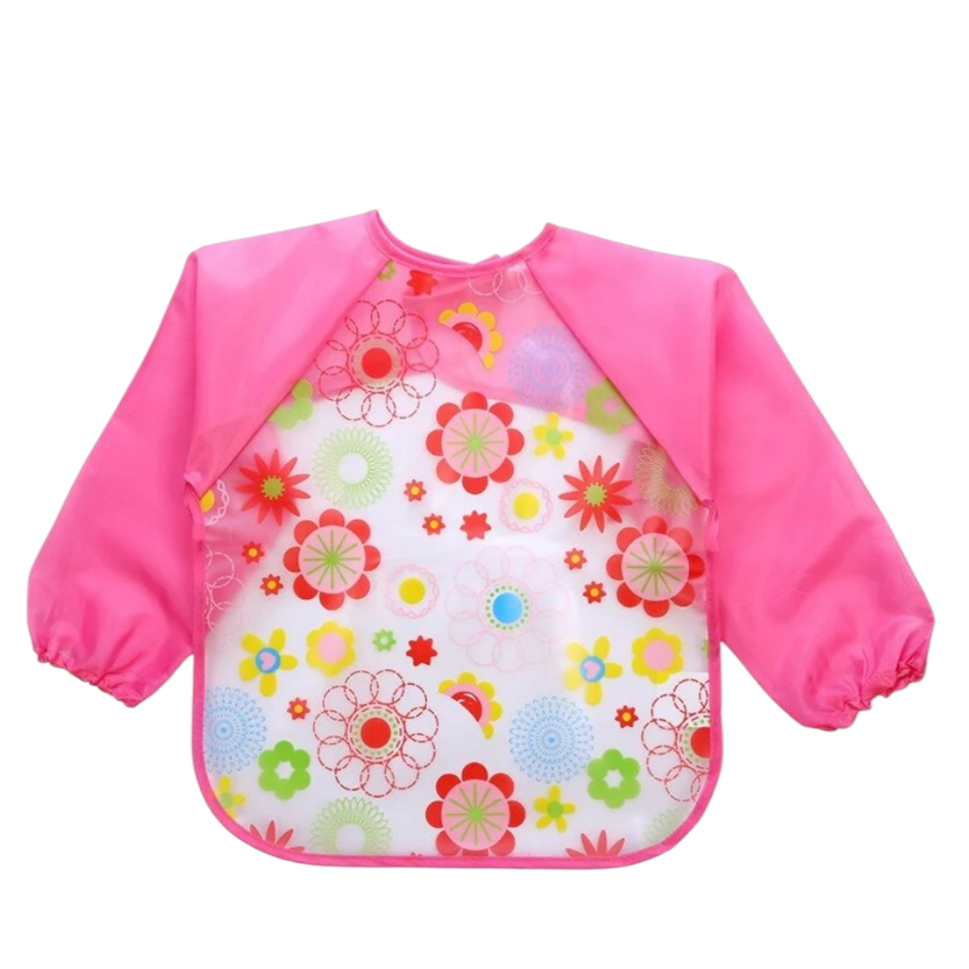 Protect Your Babyβs Clothes with Full-Sleeve Apron Bibs! πΆπΌ
Keep your little one mess-free with our branded premium full-sleeve baby apron bibs, designed for mealtime, self-feeding, arts & crafts, and sensory play. These waterproof bibs are a must-have for newborns, infants, and toddlers, ensuring a stress-free experience for moms and dads.
Key Features & Benefits:
π‘ Full-Sleeve Coverage β Protects clothes from spills, stains, and food mess.
π§ Waterproof & Easy to Clean β Just wipe or wash for quick