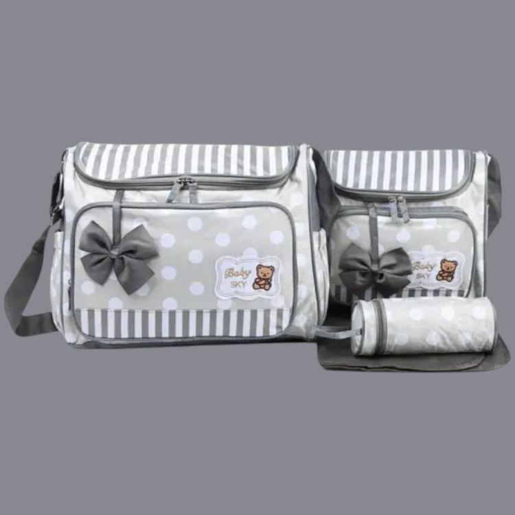 - 🎒 Baby Bag Set – The perfect solution for parents on the go!
- Includes:
- 1 Large Size Bag for all essentials
- 1 Small Size Bag for quick trips
- 1 Feeder Cover to keep bottles safe
- 1 Changing Sheet for hygiene anywhere
- Stylish and practical design with adorable details!
- Available now at www.babyspotofficial.pk
#BabyBagSet #BornBabyEssentials #ParentingMadeEasy #BabyCare #TravelWithBaby #BabySpot