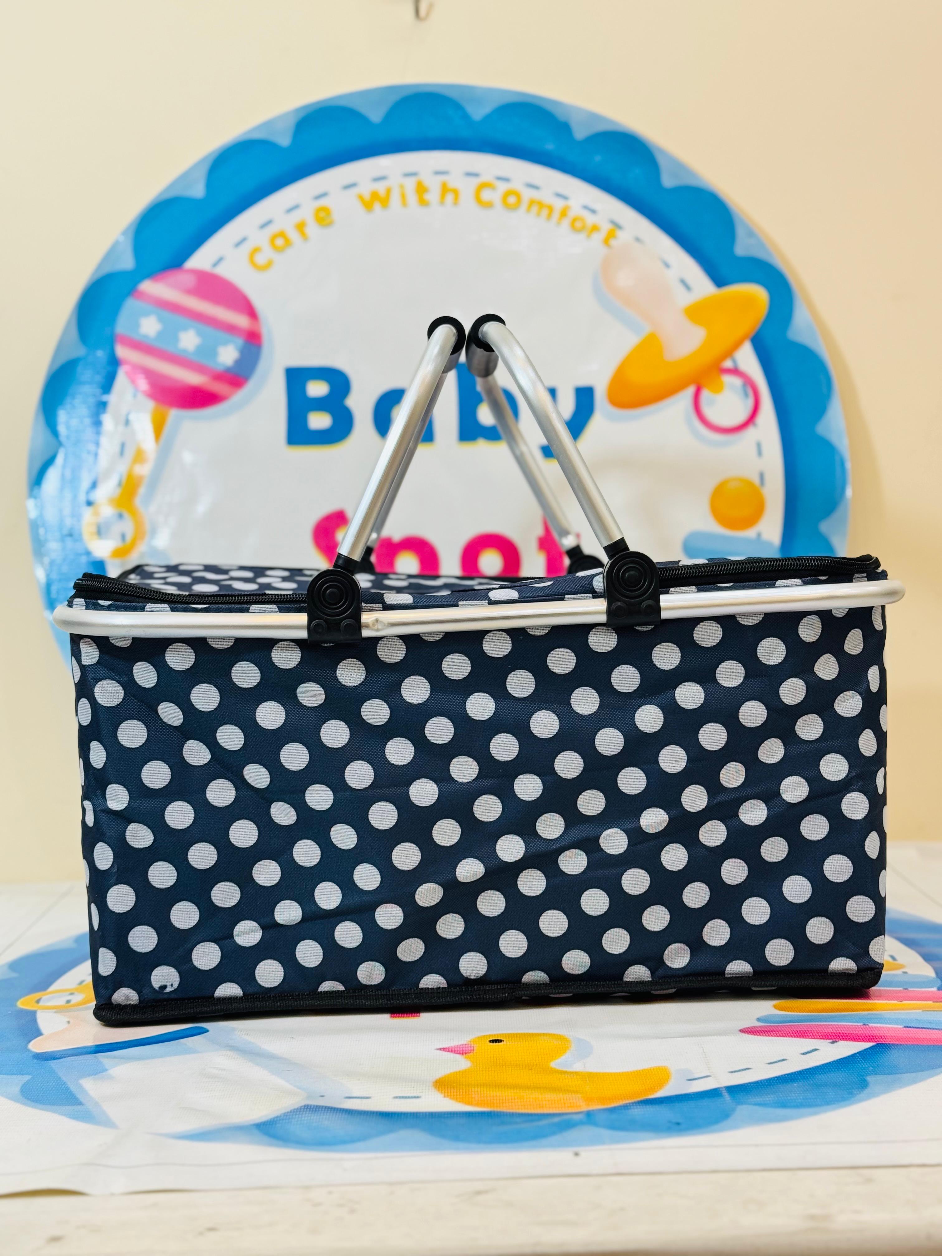 Branded Premium Foldable Baby & Picnic Basket – Insulated & Multipurpose
Whether you're heading out for a picnic, a day trip, or just need a handy storage solution, our Premium Foldable Baby/Picnic Basket is designed to make life easier. With a spacious, foil-lined interior, it keeps baby essentials, food, and snacks warm and fresh while ensuring maximum convenience for busy parents. Lightweight, stylish, and durable, it's the perfect companion for everyday use!
Why Moms Love It:
💖 Spacious & Practical