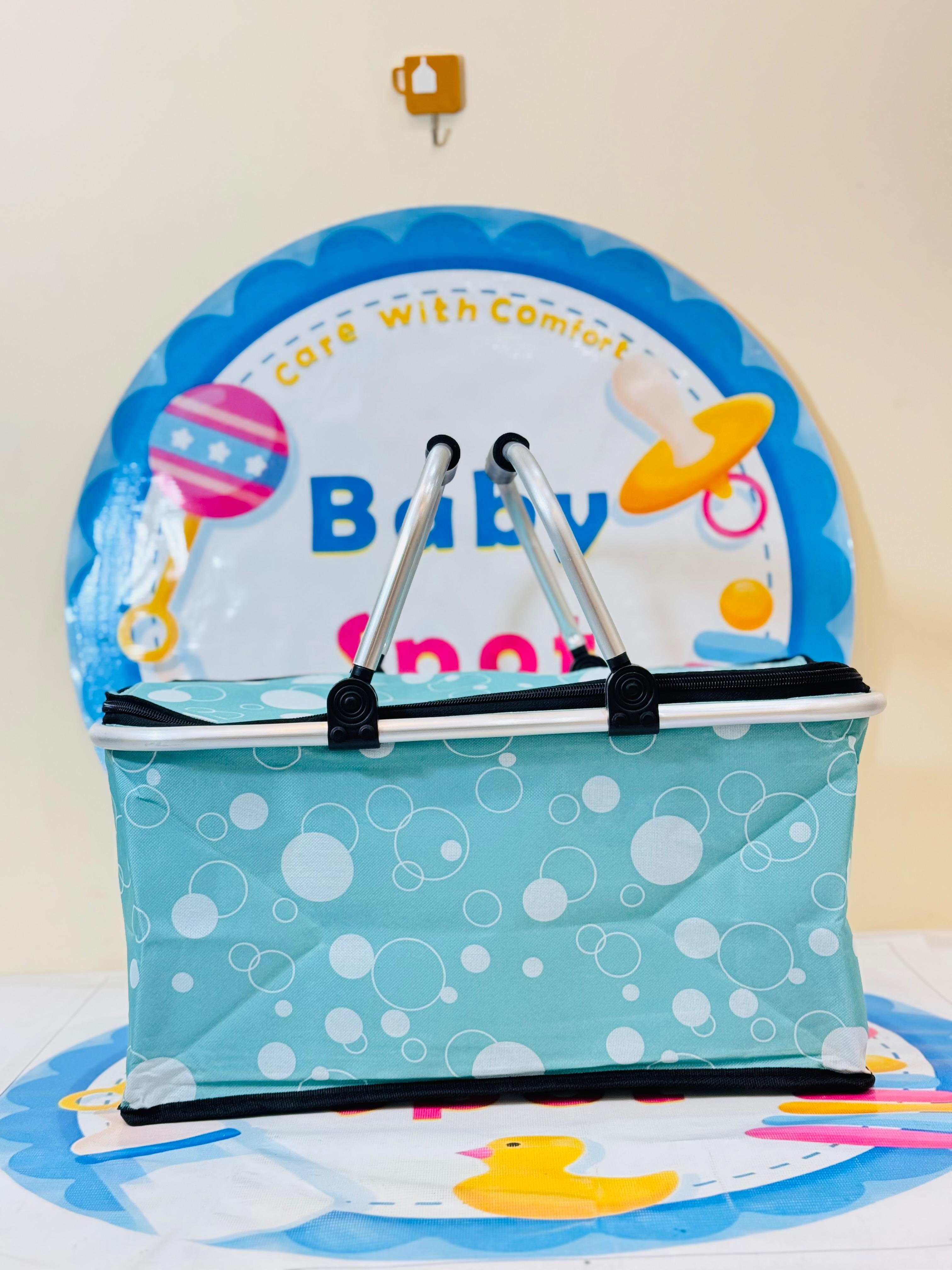 Branded Premium Foldable Baby & Picnic Basket – Insulated & Multipurpose
Whether you're heading out for a picnic, a day trip, or just need a handy storage solution, our Premium Foldable Baby/Picnic Basket is designed to make life easier. With a spacious, foil-lined interior, it keeps baby essentials, food, and snacks warm and fresh while ensuring maximum convenience for busy parents. Lightweight, stylish, and durable, it's the perfect companion for everyday use!
Why Moms Love It:
💖 Spacious & Practical