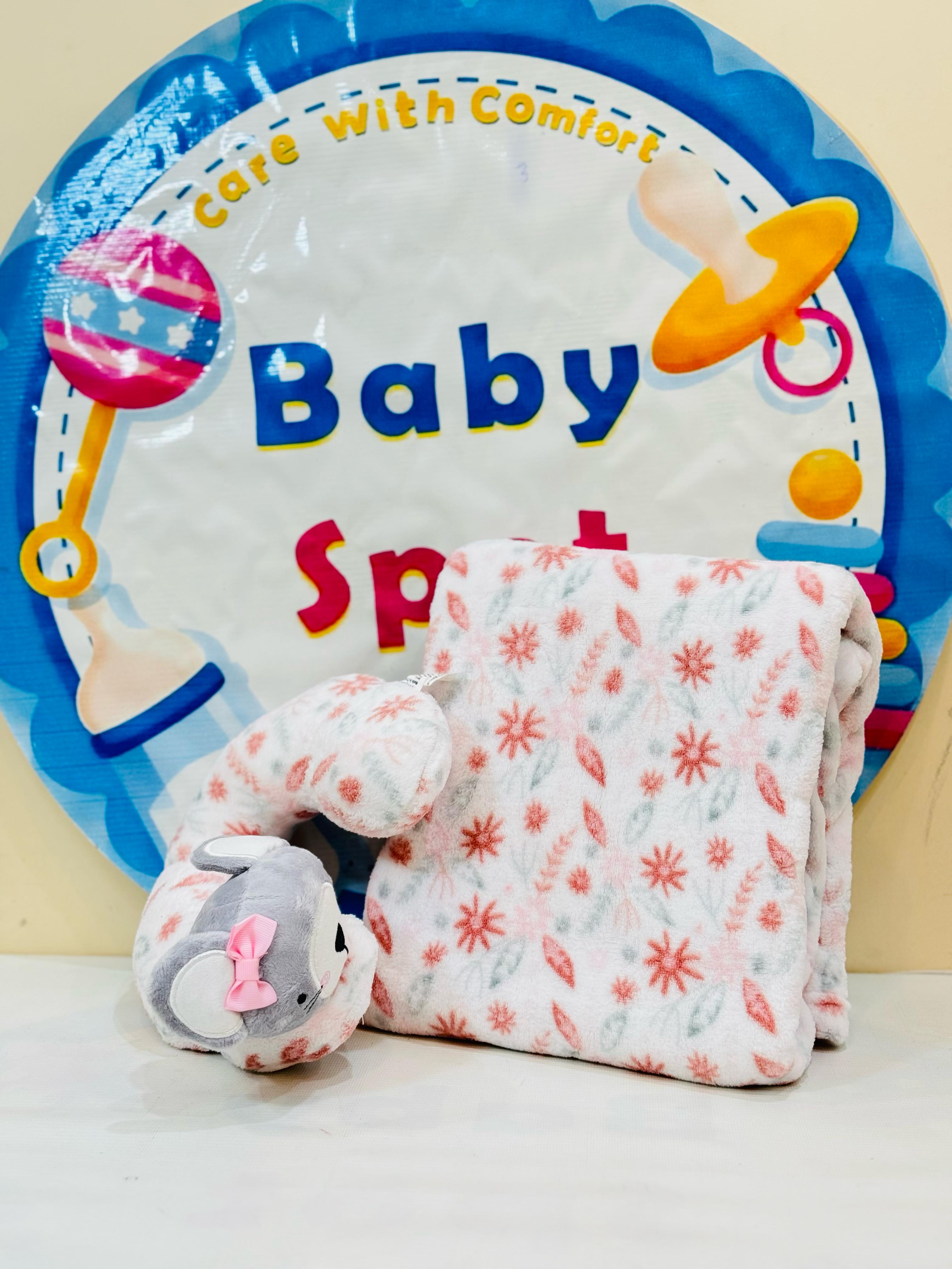 Premium Imported Baby Lightweight Blankets with Neck Pillow Set
Now available at Baby Spot β Pakistanβs Favorite Baby Essentials Store
Give your newborn the ultimate comfort with our lightweight imported baby blankets, paired with a soft neck support pillow β perfect for travel, sleep, and daily cuddles!
Product Highlights:
Ultra-soft imported fabric β gentle on baby skin
Comes with matching neck pillow for full support
Perfect for newborns to toddlers
Ideal for cribs, strollers & car seats
Available