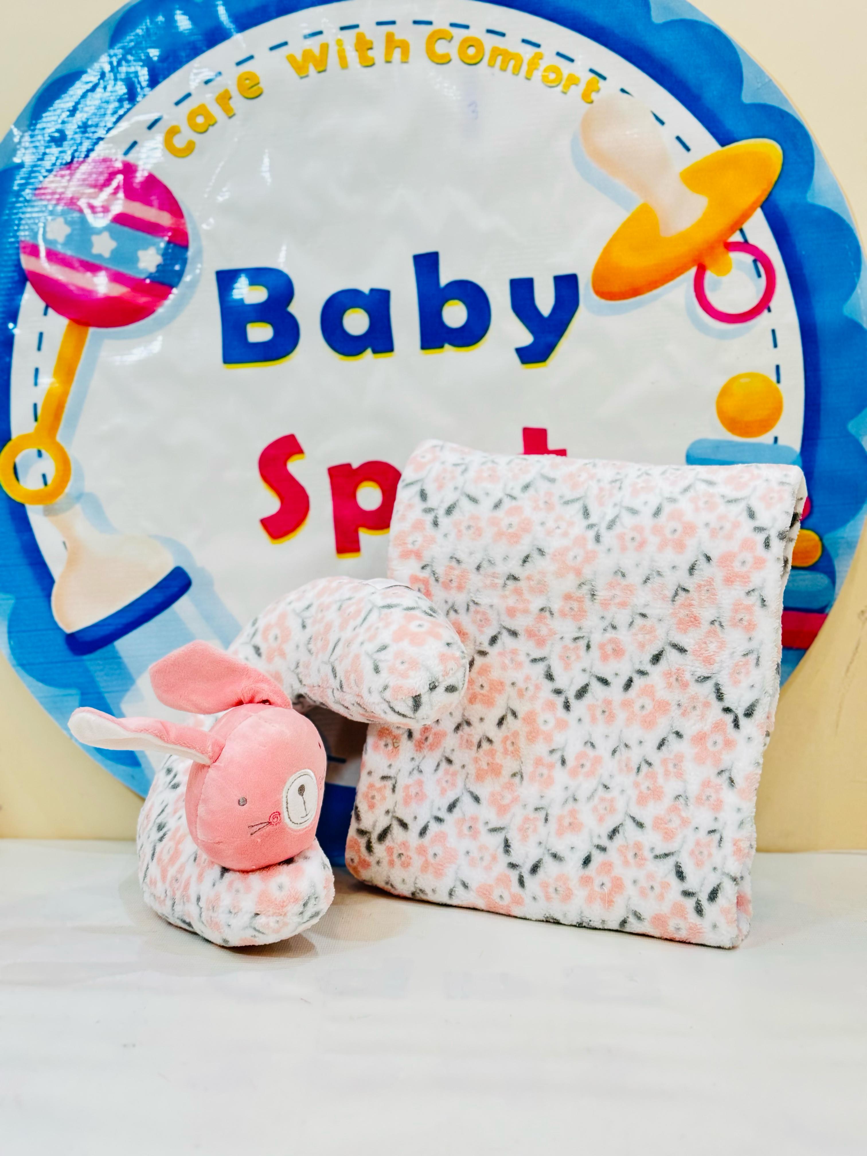 Premium Imported Baby Lightweight Blankets with Neck Pillow Set
Now available at Baby Spot – Pakistan’s Favorite Baby Essentials Store
Give your newborn the ultimate comfort with our lightweight imported baby blankets, paired with a soft neck support pillow – perfect for travel, sleep, and daily cuddles!
Product Highlights:
Ultra-soft imported fabric – gentle on baby skin
Comes with matching neck pillow for full support
Perfect for newborns to toddlers
Ideal for cribs, strollers & car seats
Available