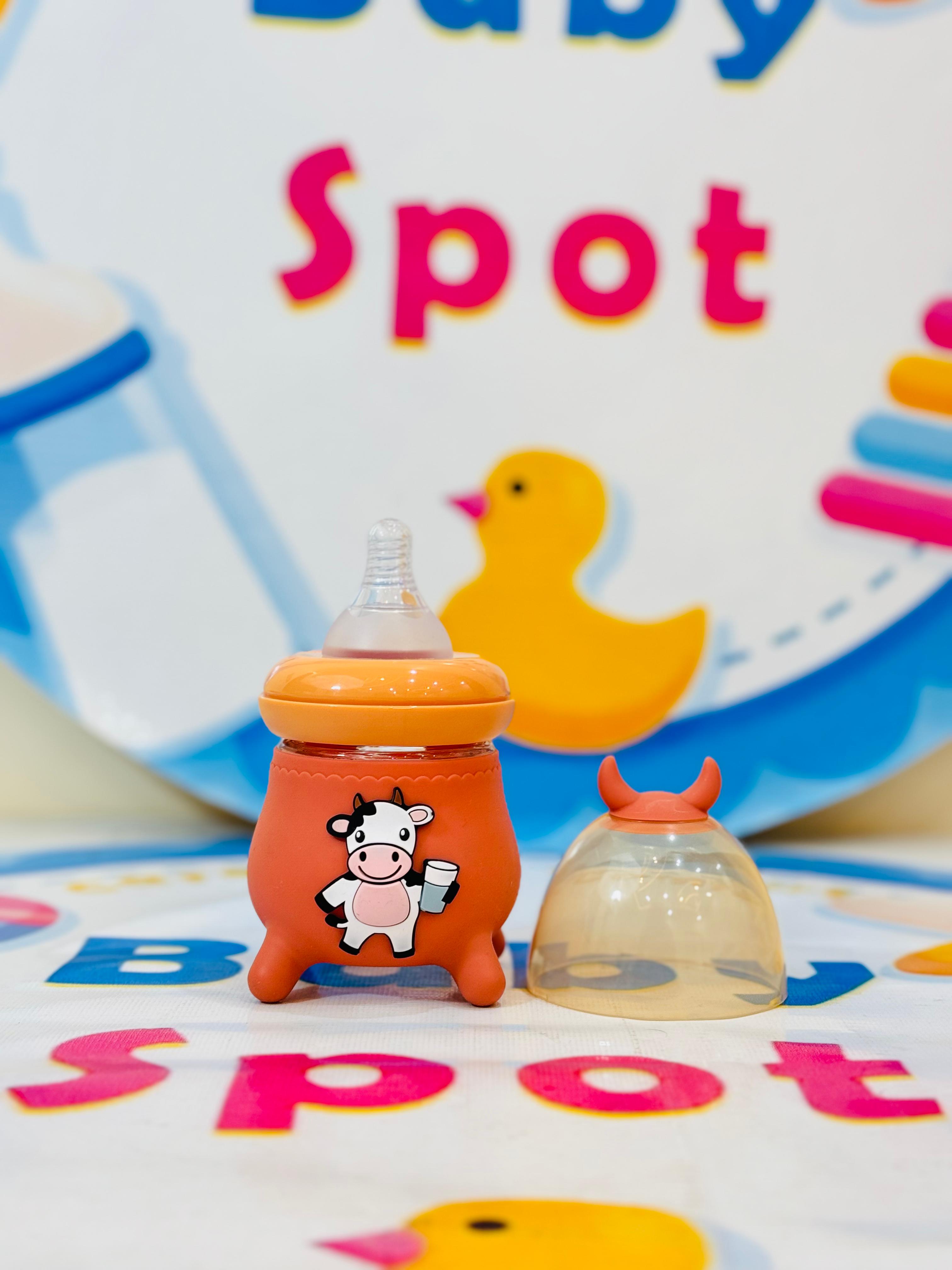 Premium Baby Glass Feeders Collection with Silicone Cover
💖 Ensure safe and hygienic feeding for your little one with our Baby Glass Feeders Collection. Designed with love for both parents and babies!
Product Highlights:
✅ Premium Glass Material: Durable, safe, and easy to clean.
✅ Silicone Cover Protection: Prevents breakage and ensures a secure grip for parents.
✅ Vibrant Color Options: Available in 4 beautiful colors:
Pink
Blue
Green
Yellow
✅ Perfect Size: Suitable for newborns and infants.